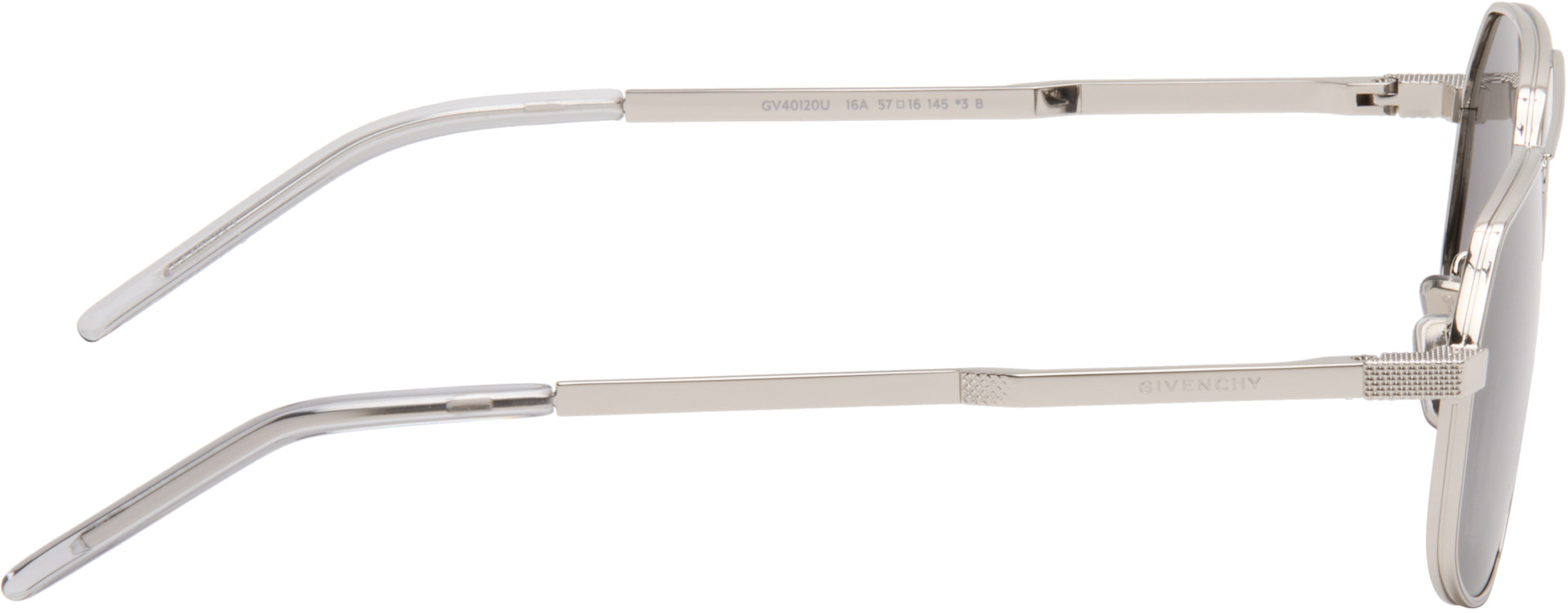 Givenchy - Lunettes de soleil GV One argentées