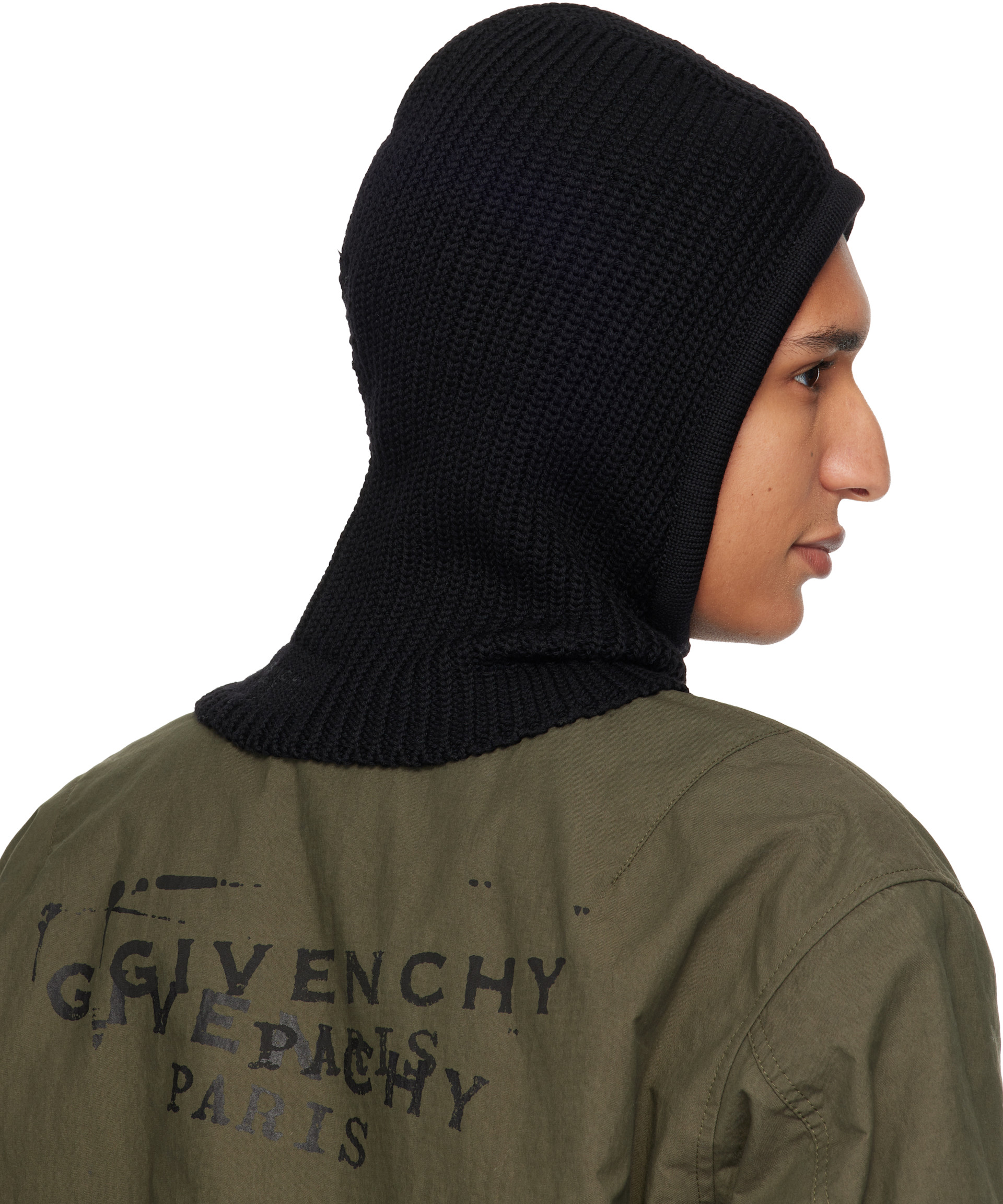 Givenchy - 블랙 울 발라클라바