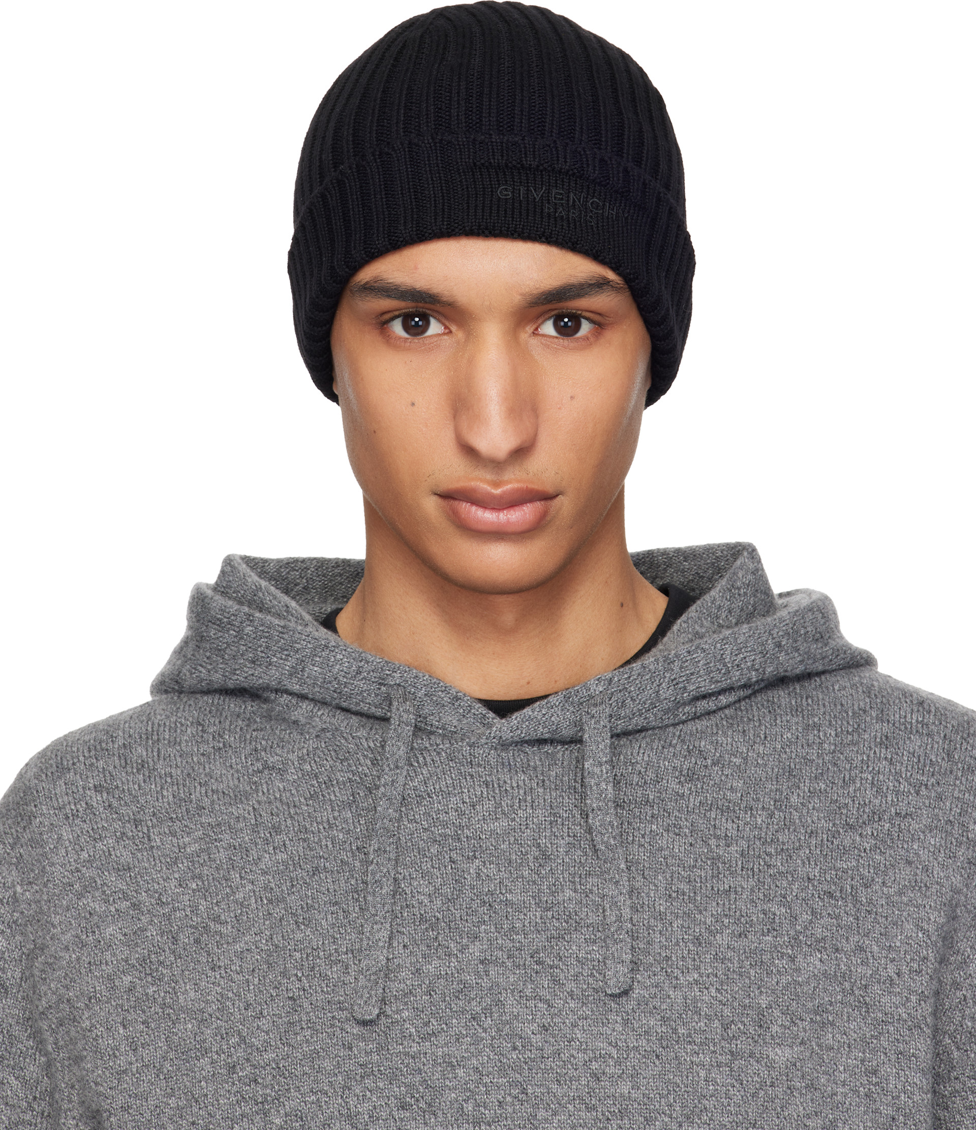 Givenchy - Black Wool Beanie