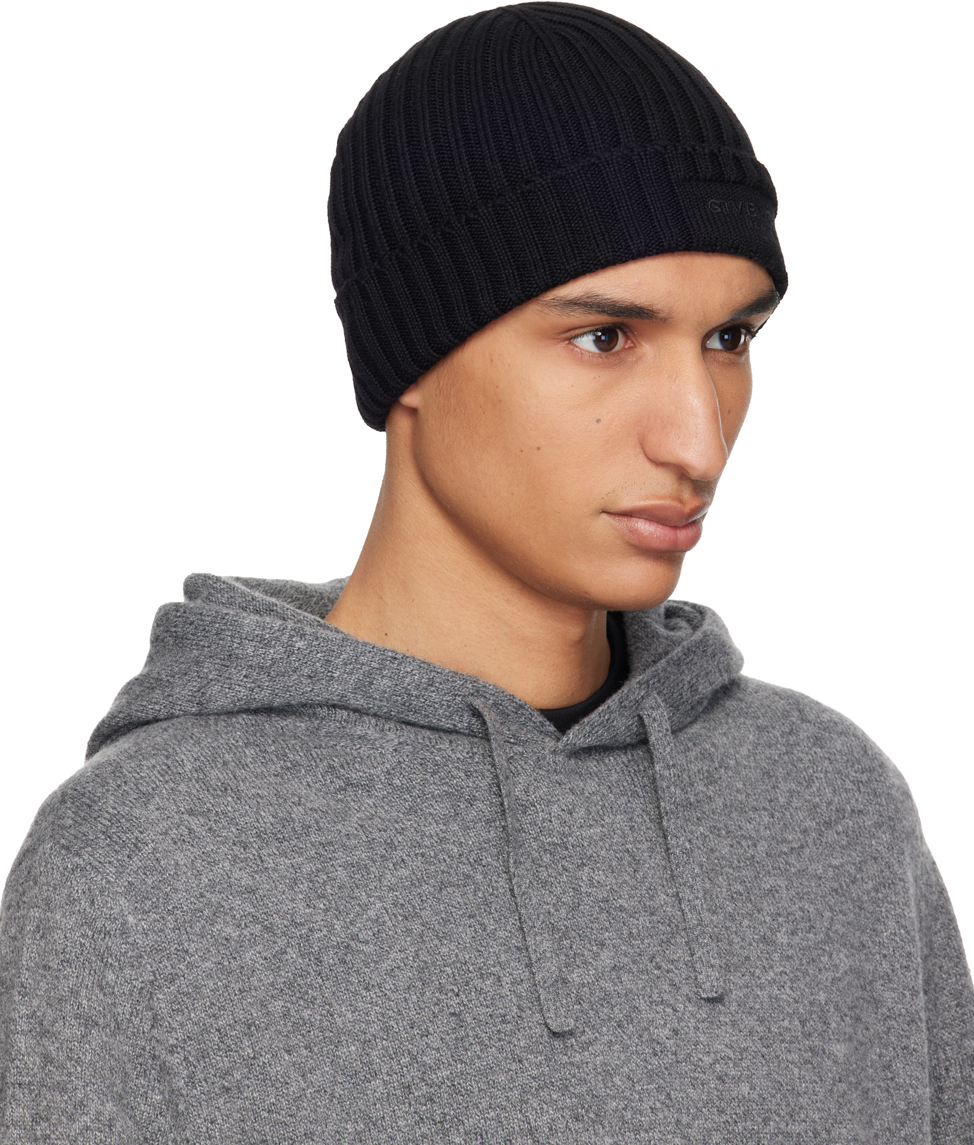 Givenchy - Black Wool Beanie