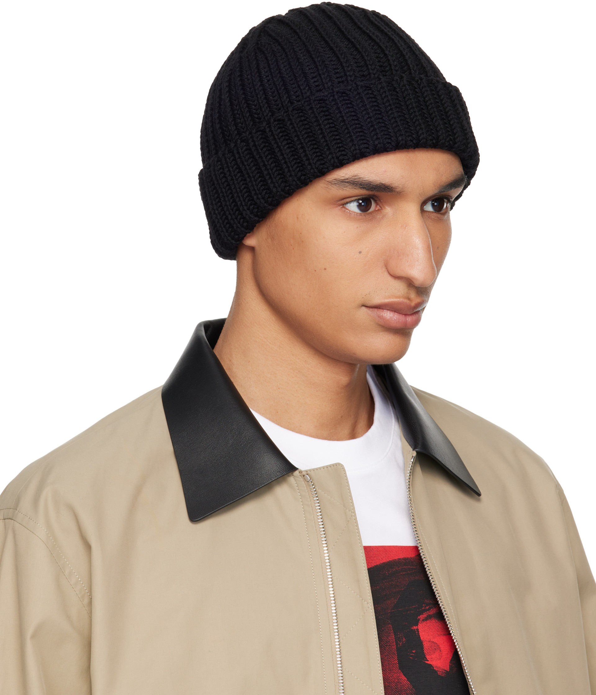 Givenchy - ブラック セーフティーピン ビーニー