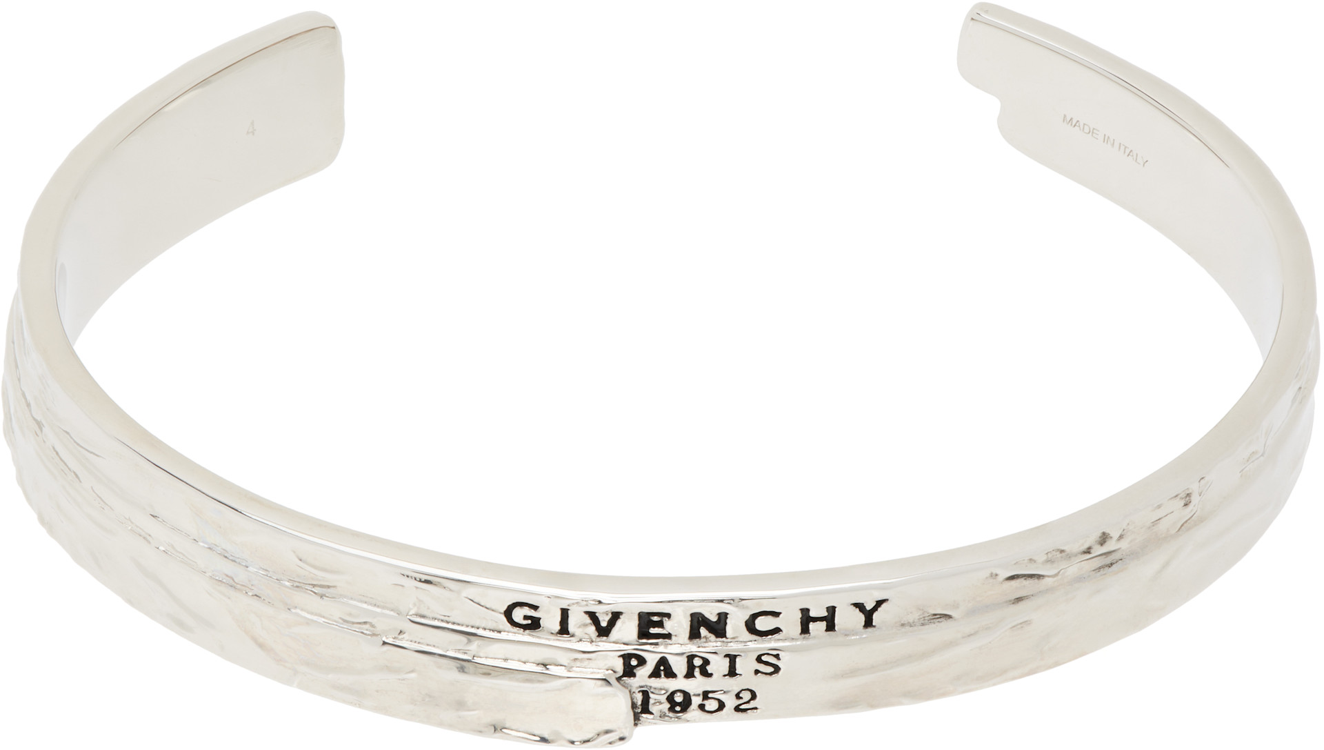 Givenchy - Bracelet manchette en forme de ruban à logo