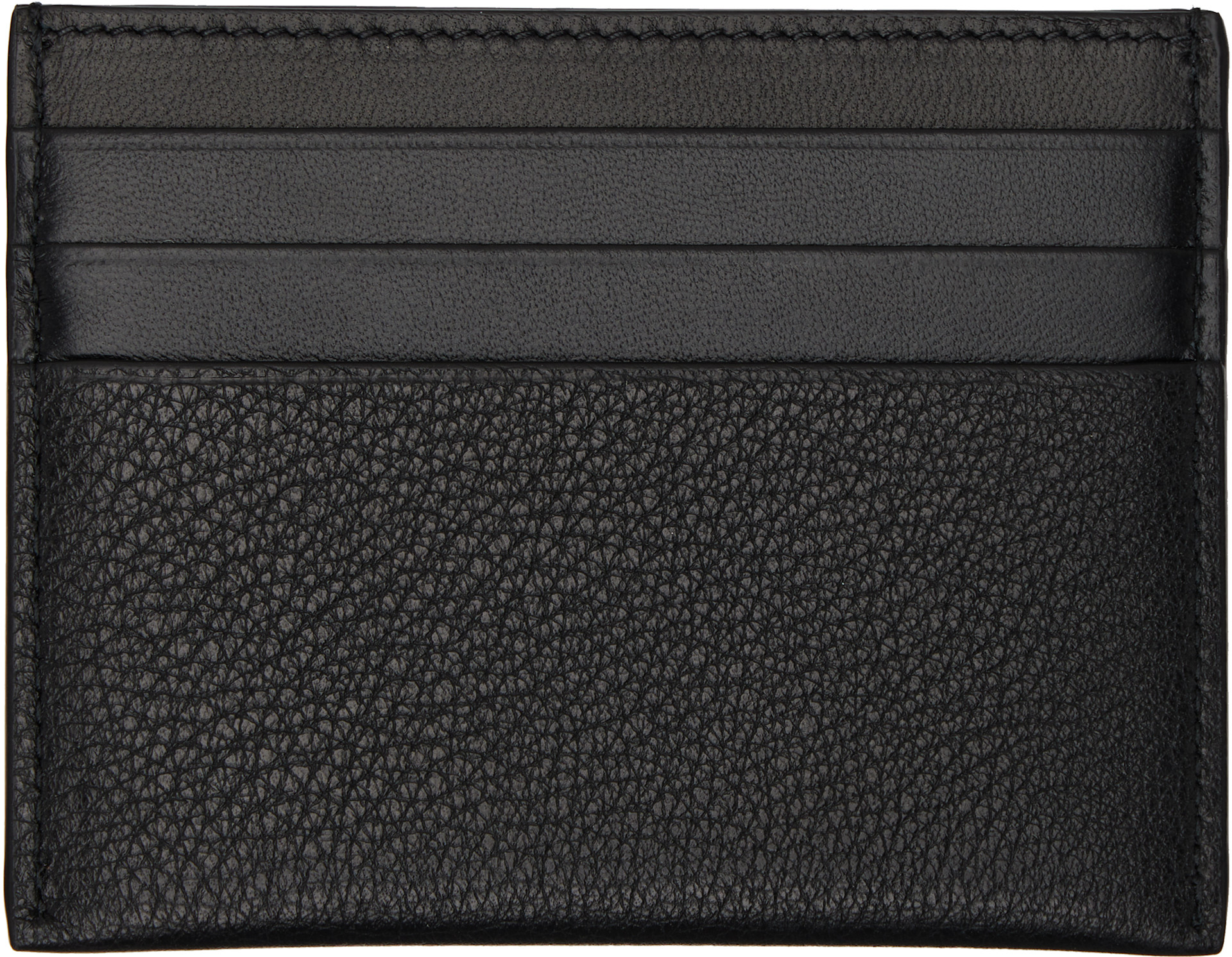 Givenchy - Porte-carte noir en cuir