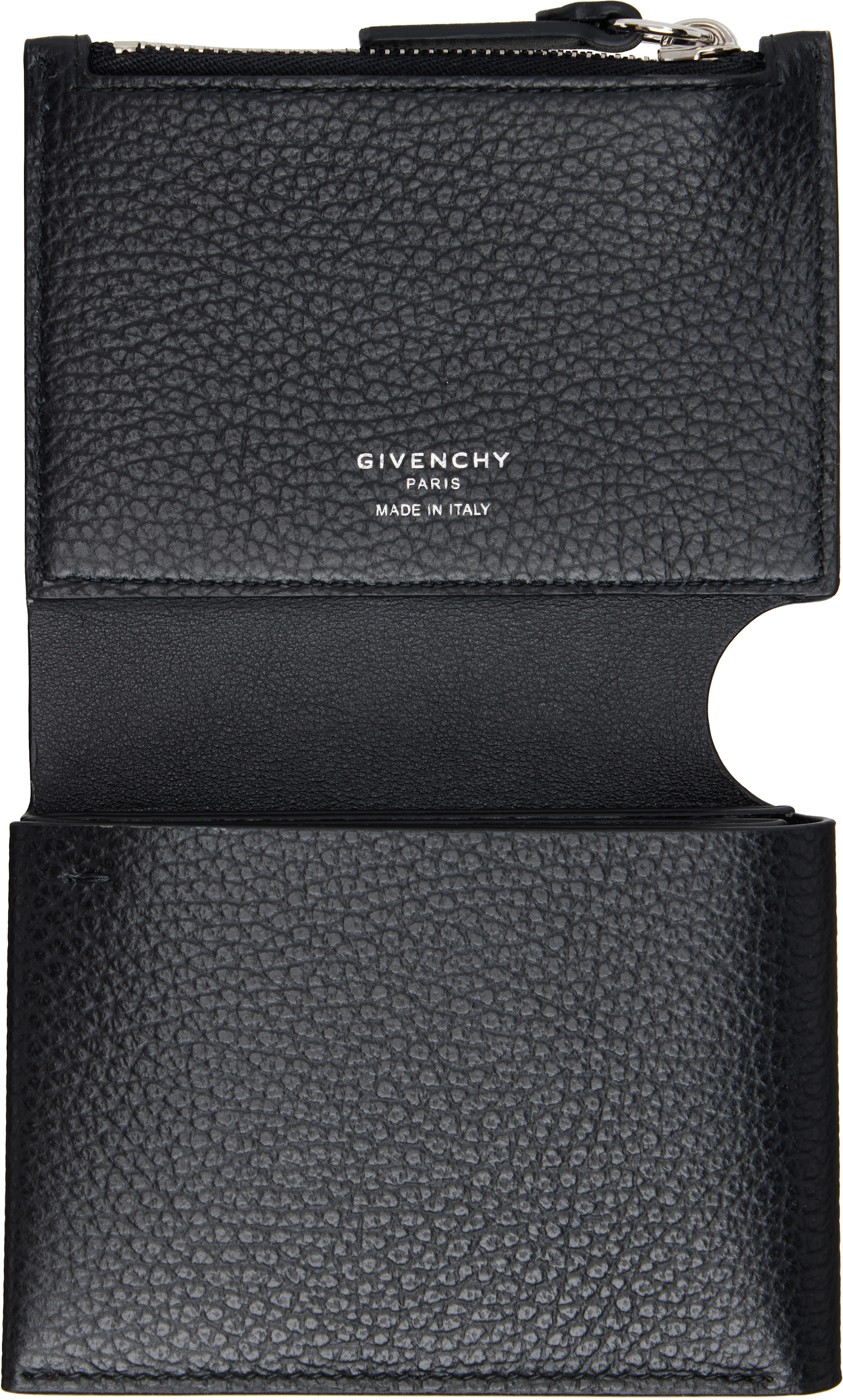 Givenchy - Portefeuille à trois volets noir