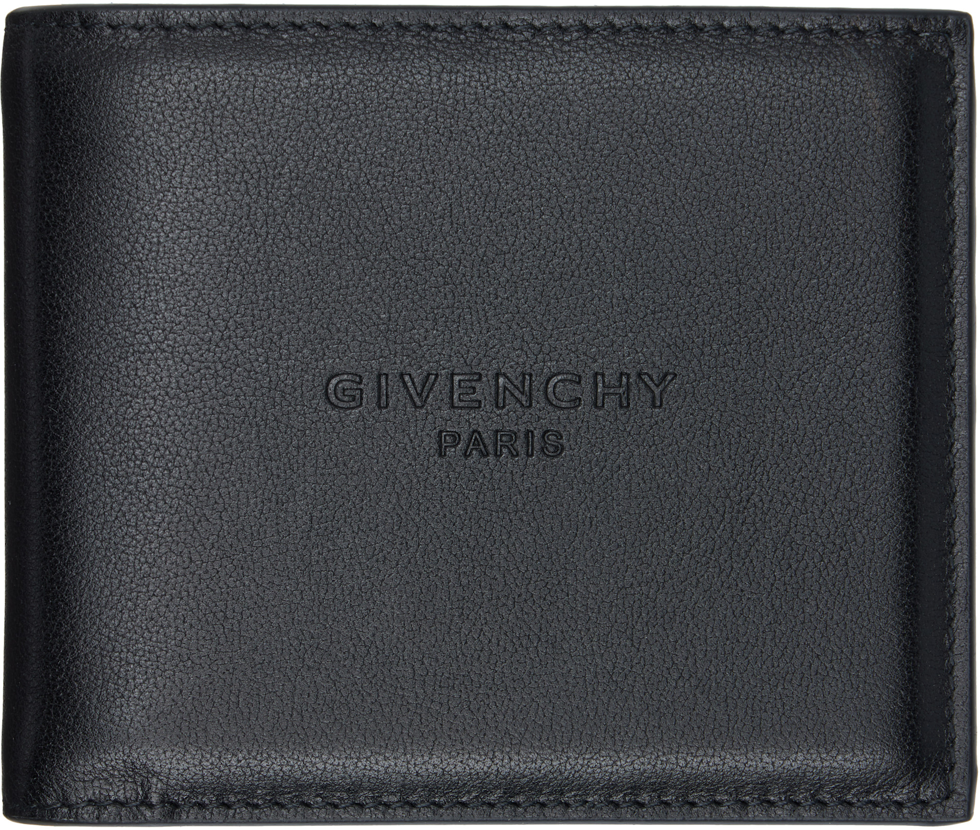 Givenchy - 블랙 카프스킨 반지갑