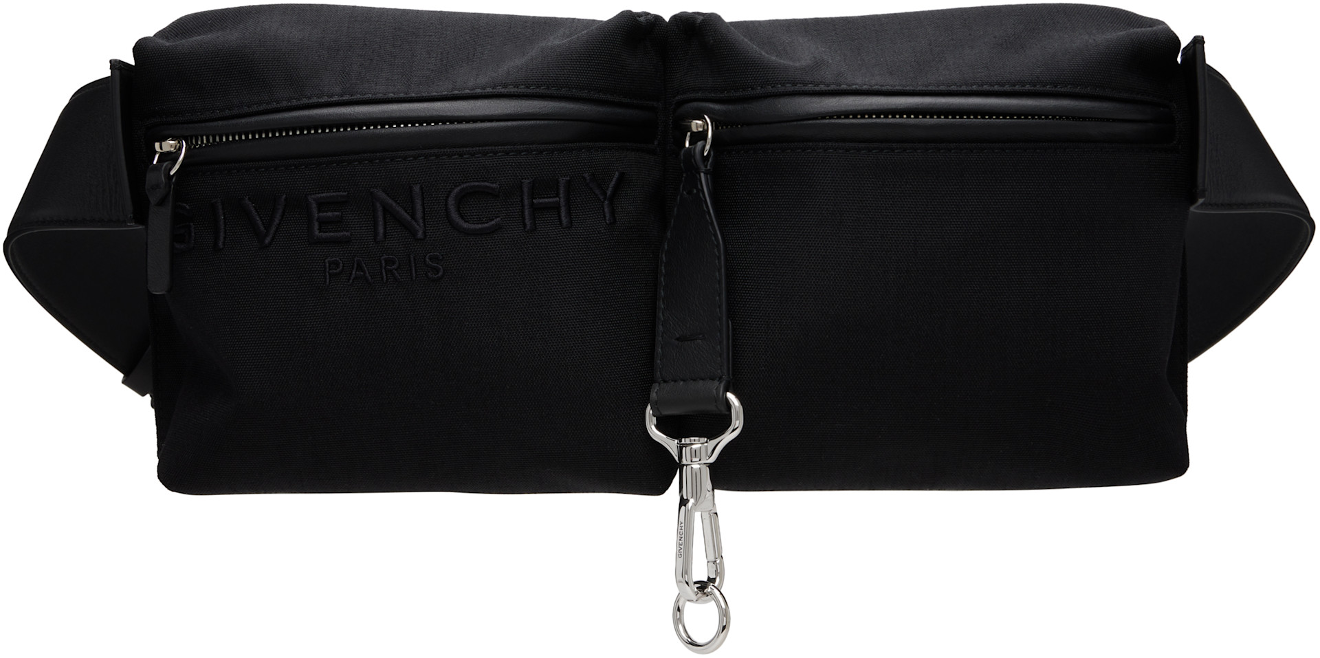 Givenchy - Black Cargo Canvas Belt Bag