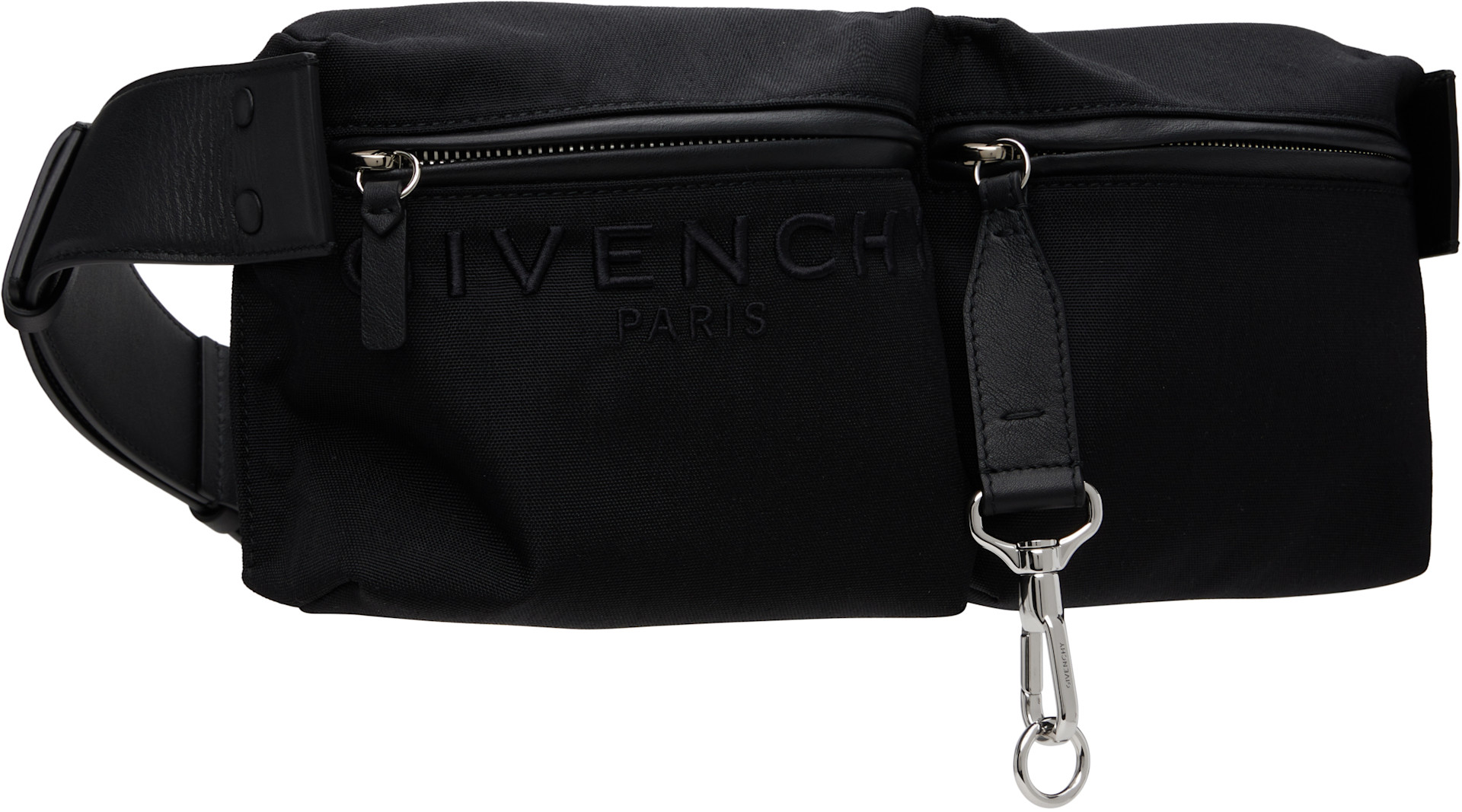 Givenchy - Black Cargo Canvas Belt Bag