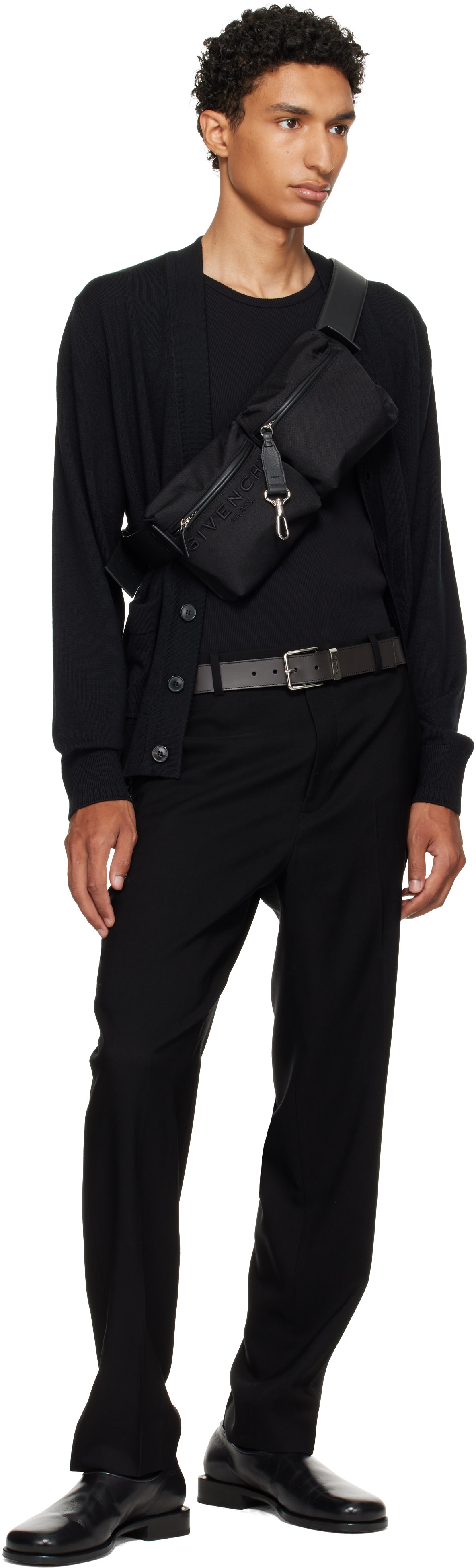 Givenchy - Black Cargo Canvas Belt Bag