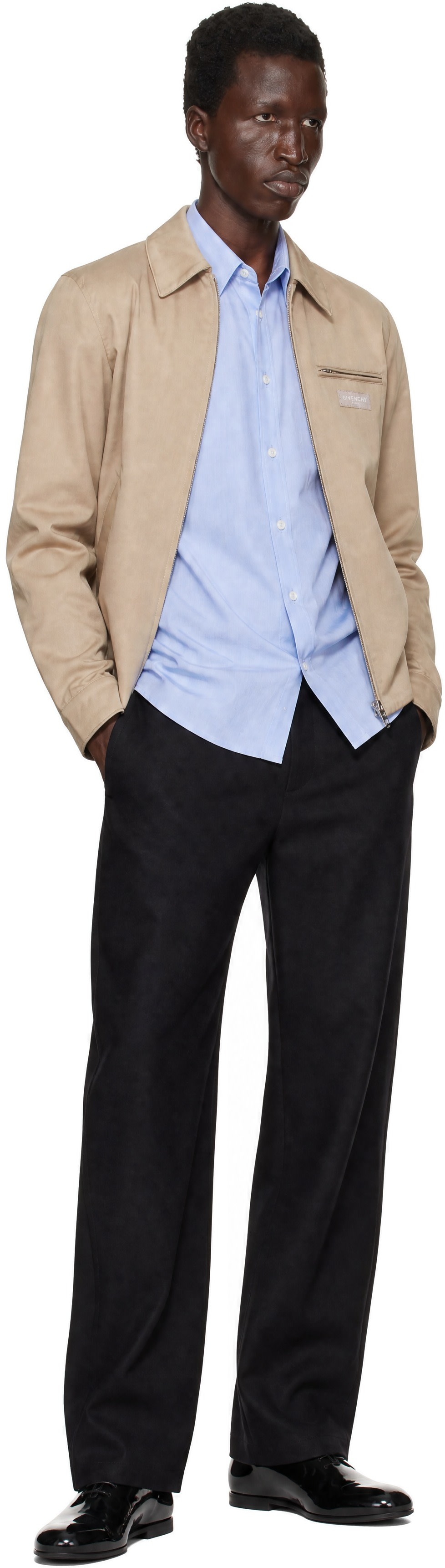 Givenchy - Beige Cotton Harrington Jacket