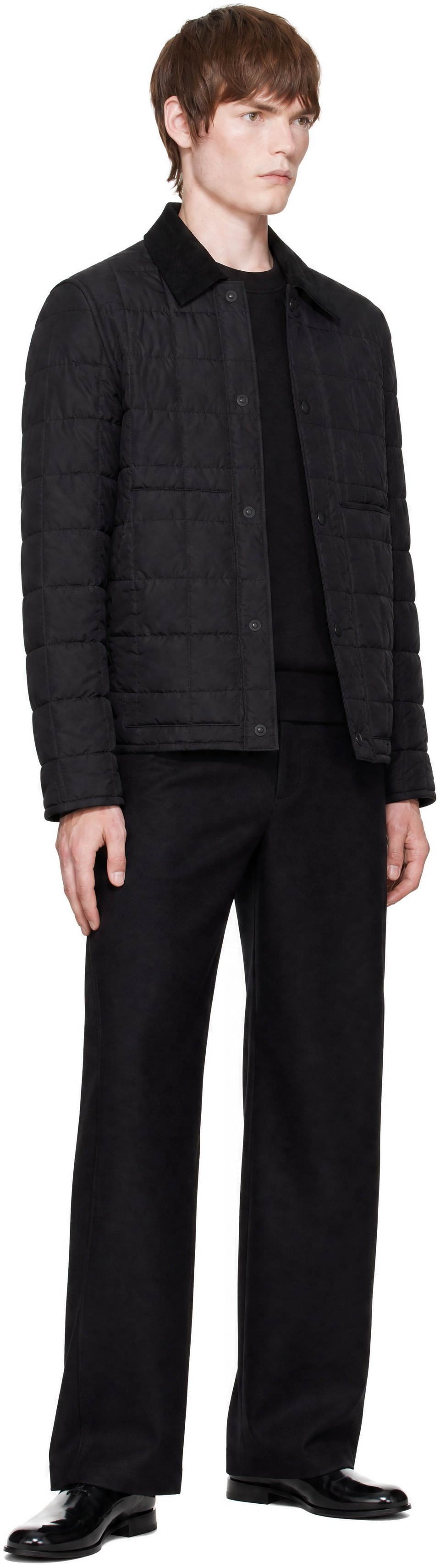 Givenchy - Black Couture Seam Quilted 'Givenchy Paris' Jacket