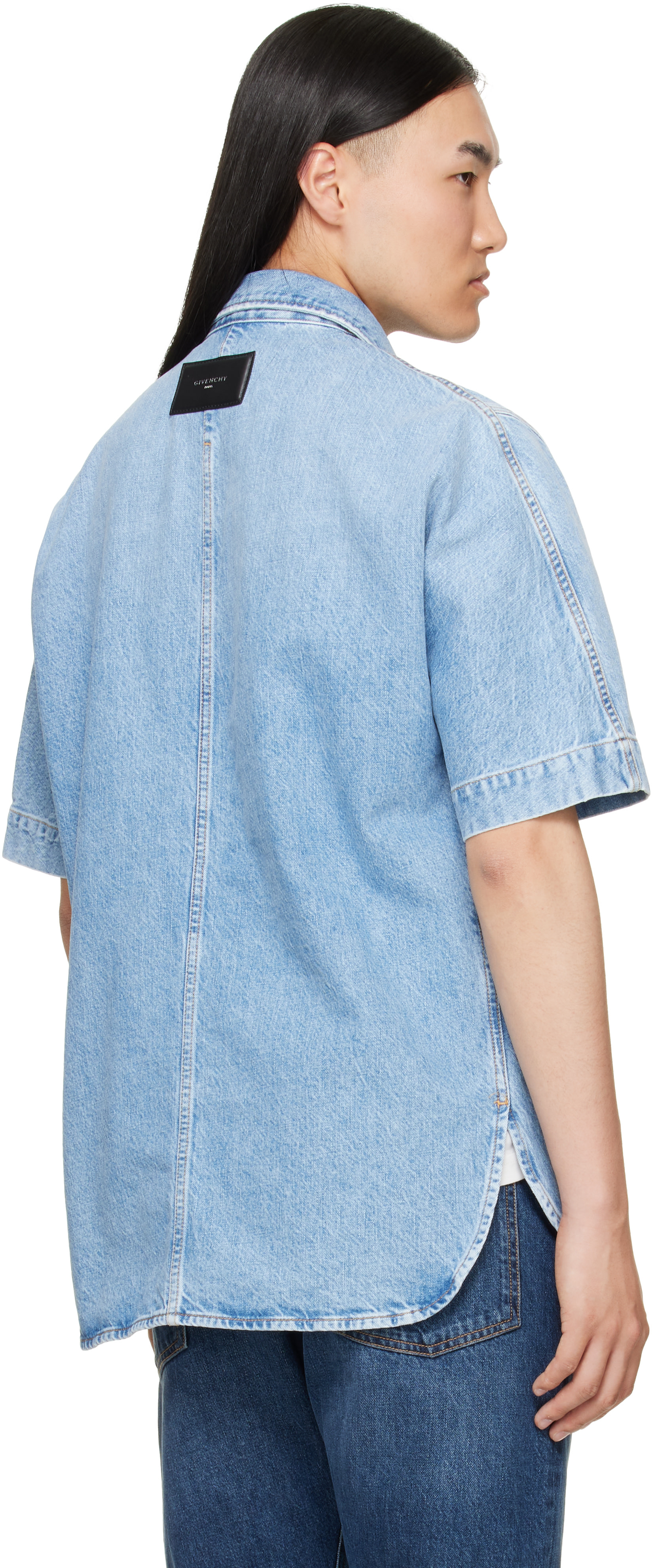 Givenchy - ブルー Couture Seam デニムシャツ