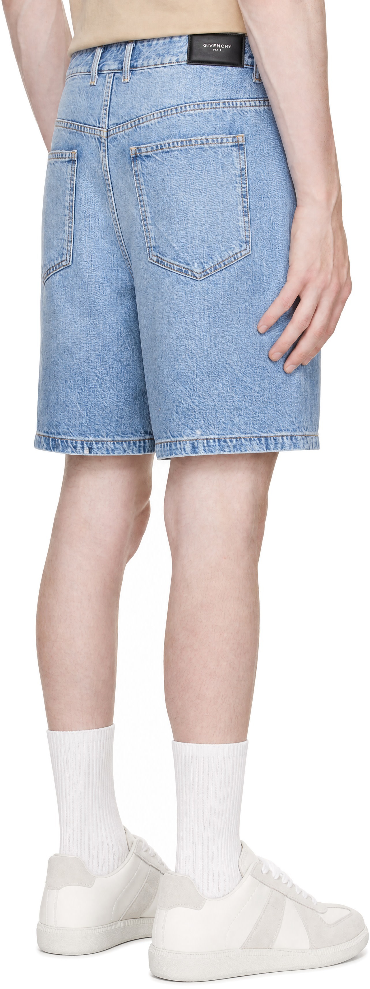 Givenchy - Bermuda bleu en denim