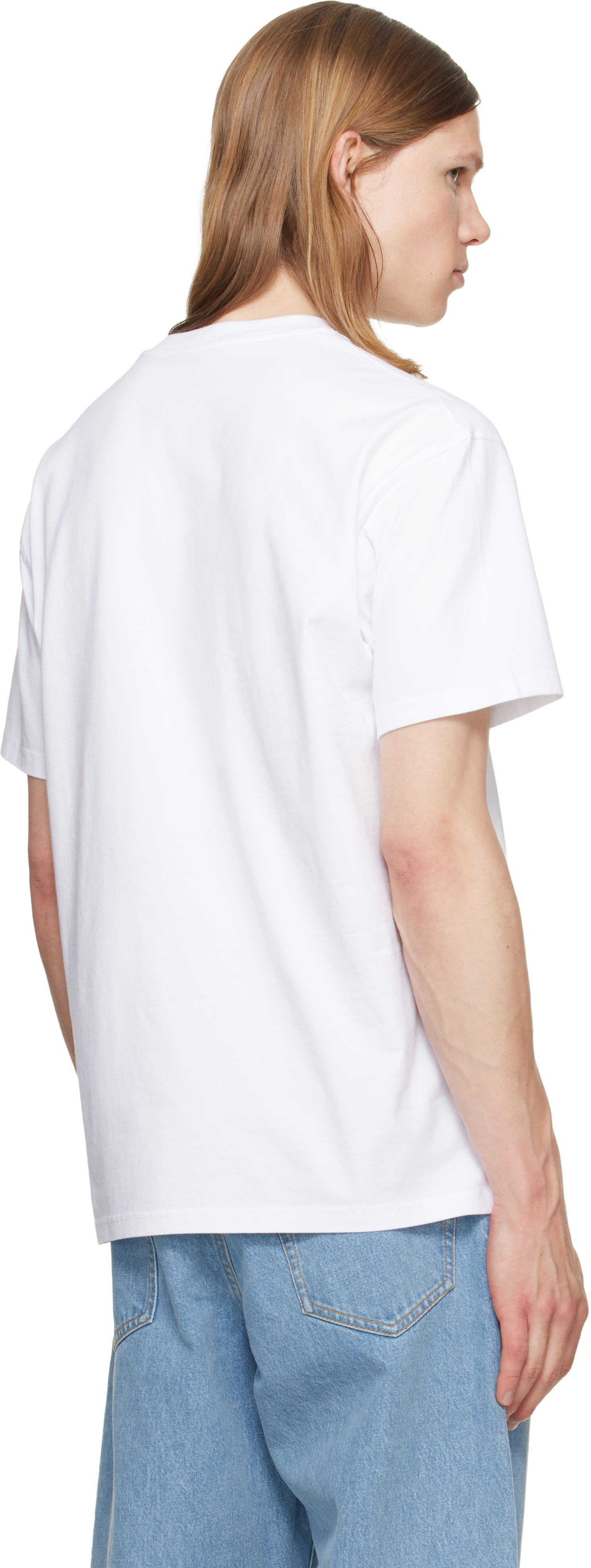 Givenchy - White 'Givenchy Paris' Grosgrain T-shirt