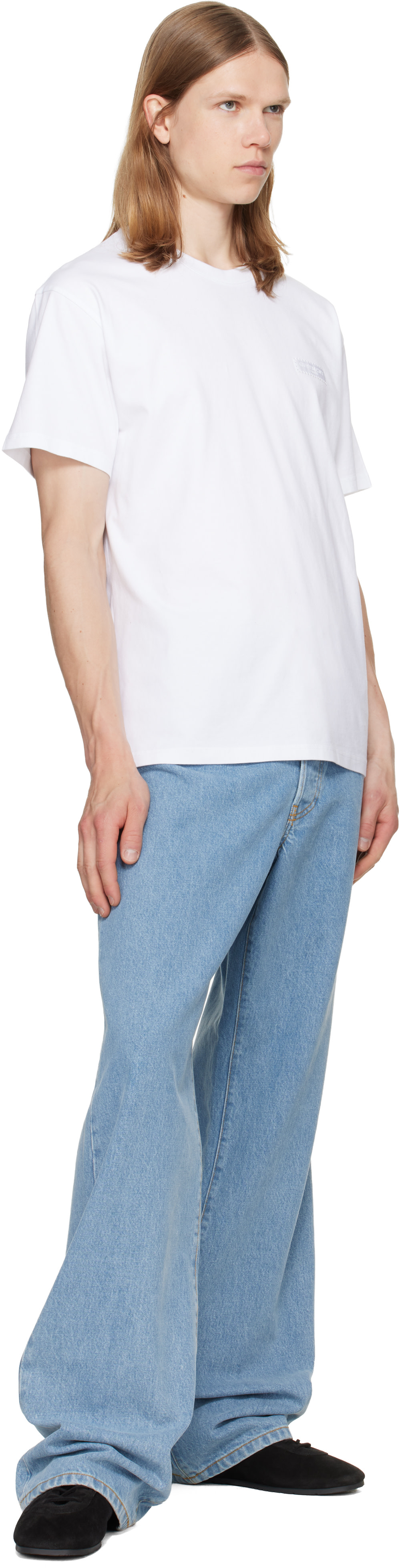 Givenchy - White 'Givenchy Paris' Grosgrain T-shirt