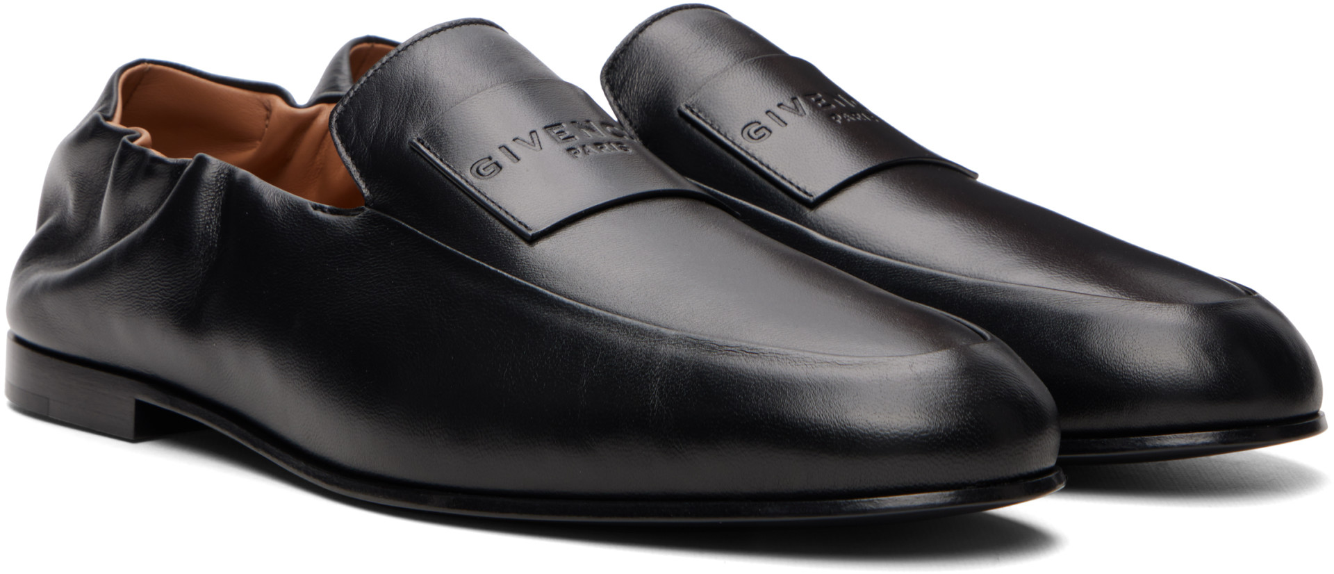 Givenchy - Flâneurs noirs à écusson à logo