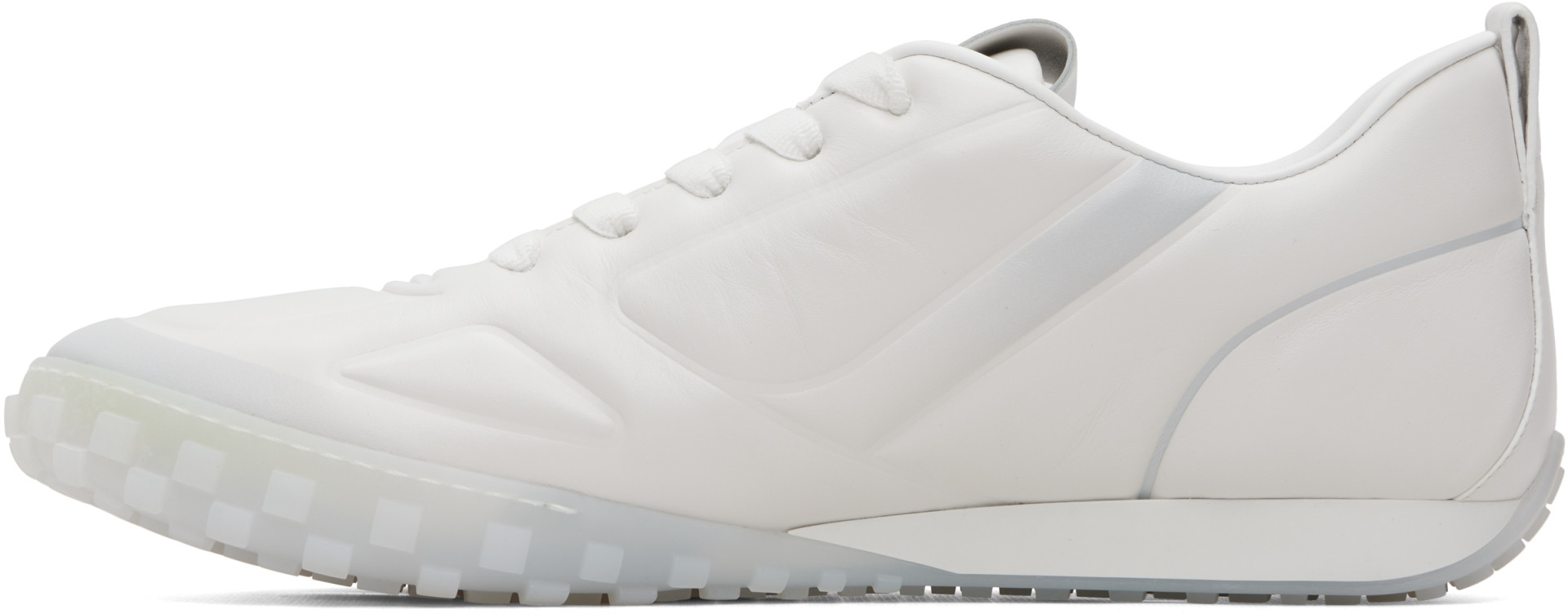 Givenchy - White Glide Leather Sneakers