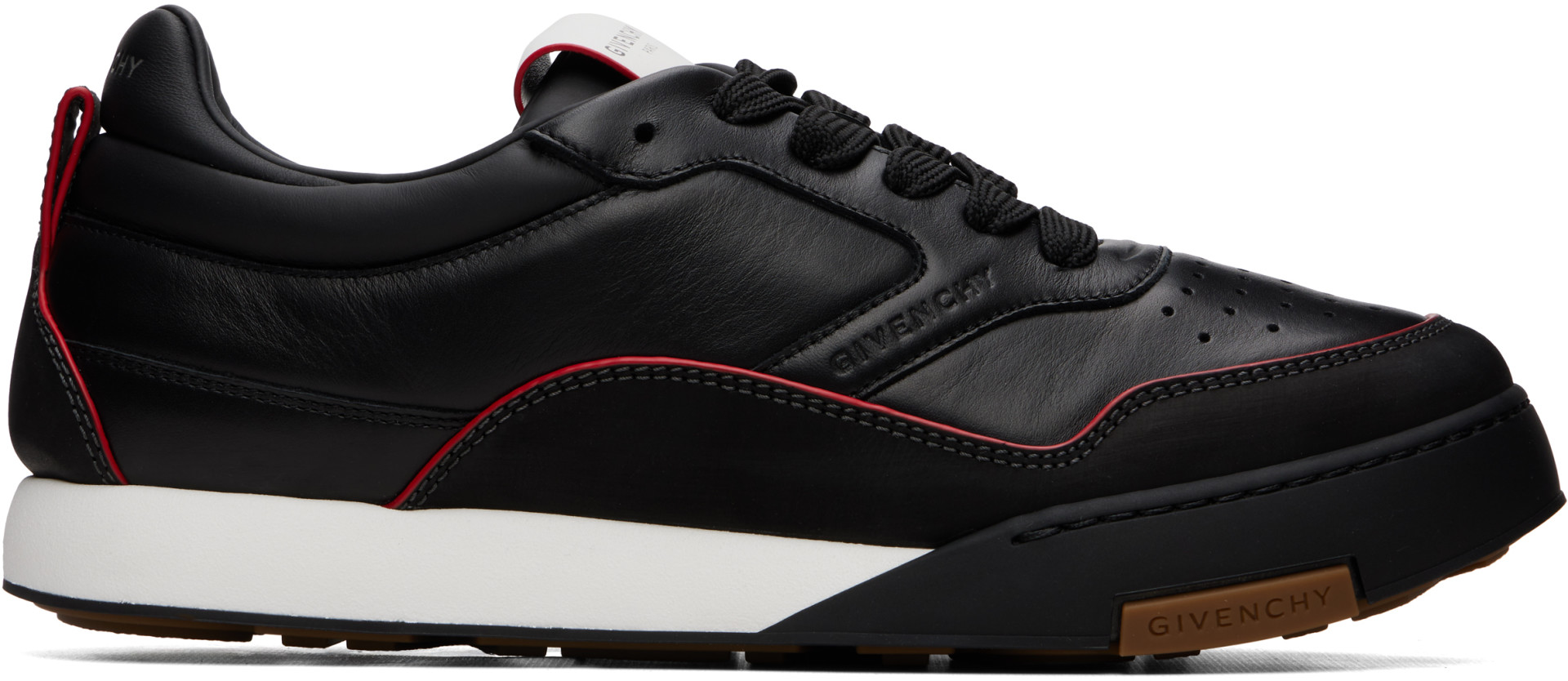Givenchy - Baskets Yard noires en cuir à logos