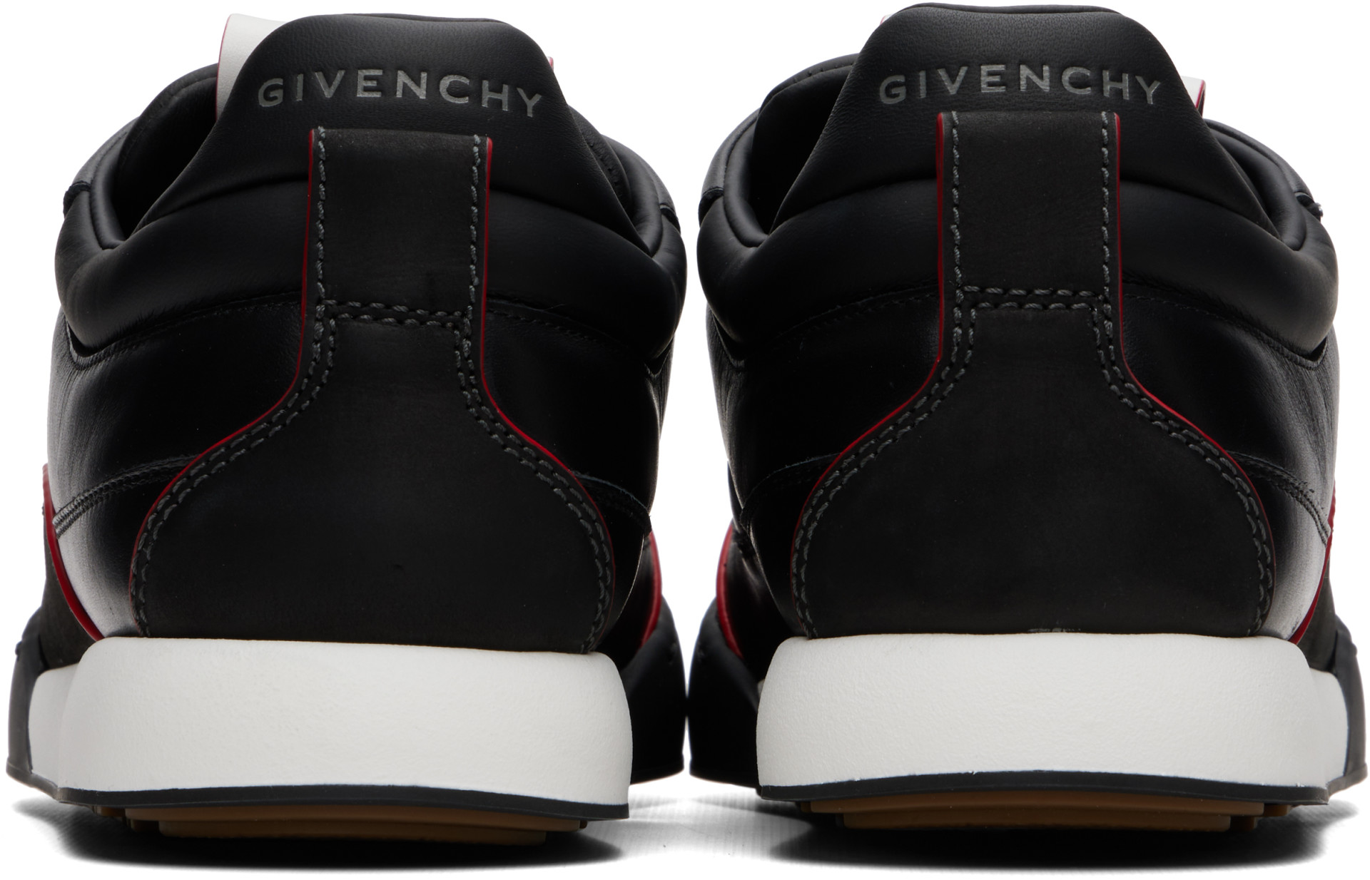 Givenchy - Black 'Givenchy Yard' Leather Sneakers
