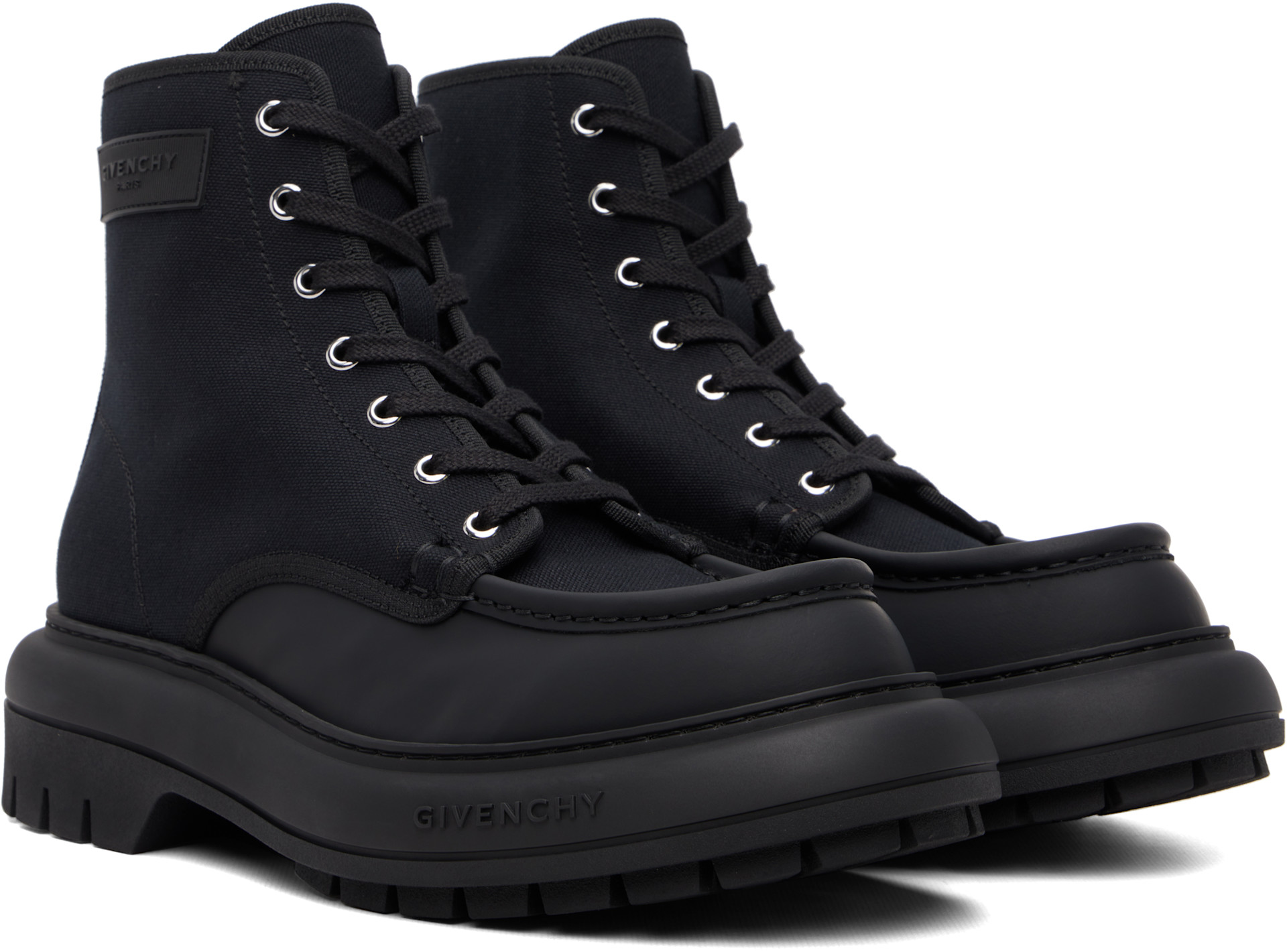 Givenchy - Black 'Givenchy Cargo' Desert Boots