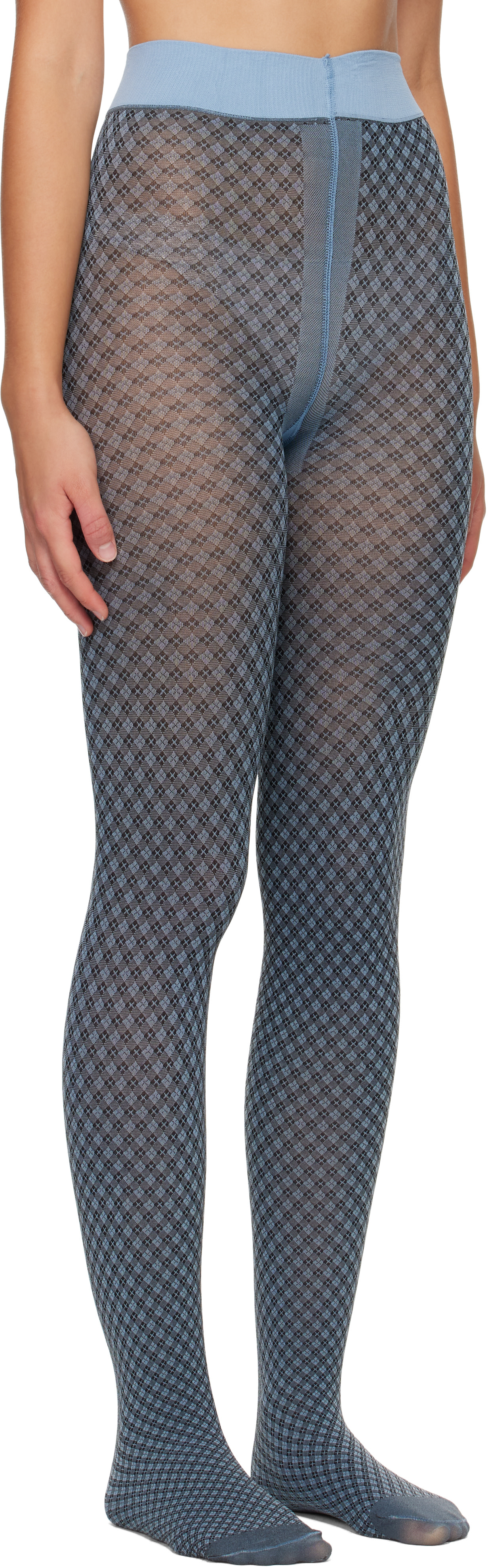 Swedish Stockings - Collant Clara Mod bleu