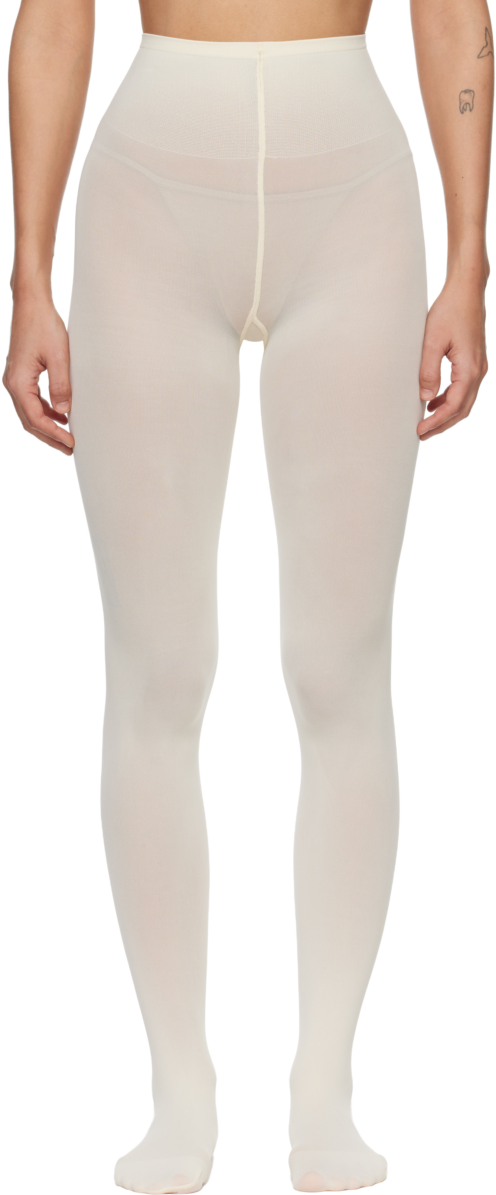 Swedish Stockings - Collant Olivia blanc cassé