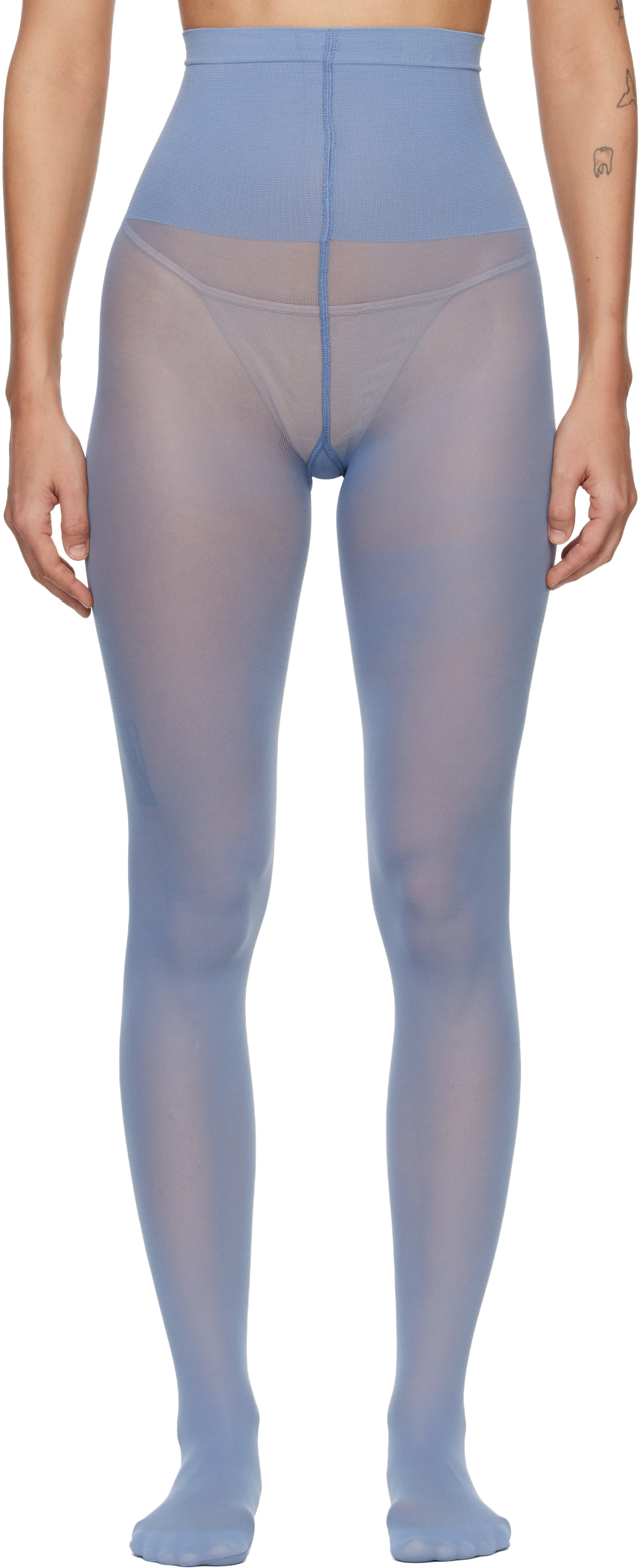 Swedish Stockings - Collant Svea bleu