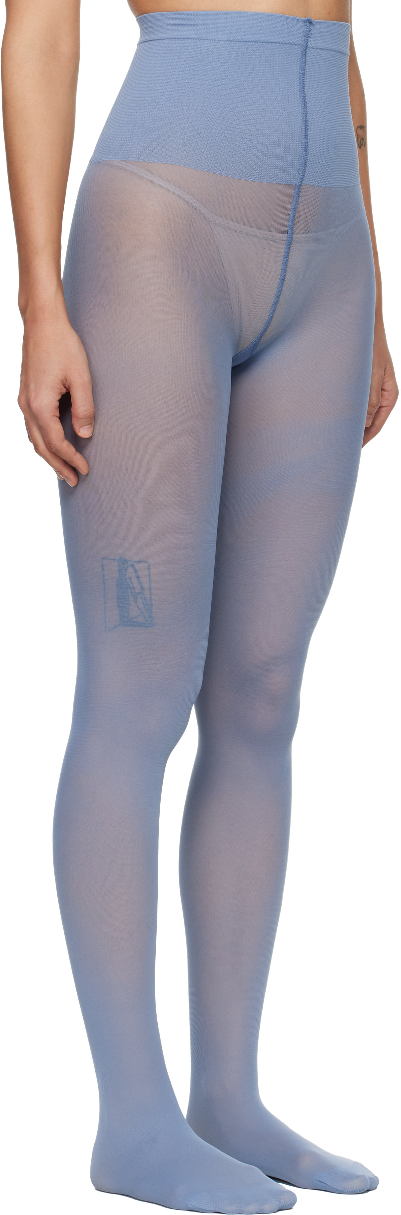 Swedish Stockings - Collant Svea bleu