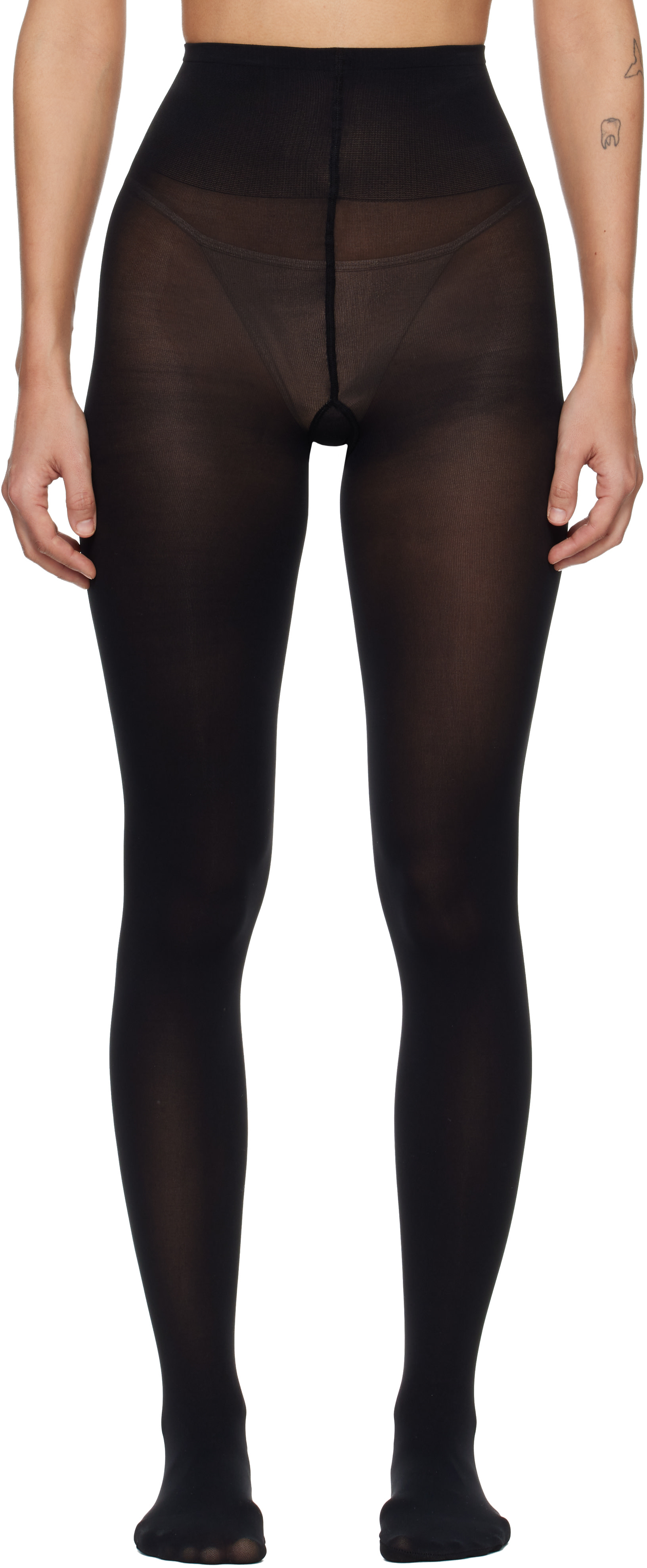 Swedish Stockings - Collant Olivia noir