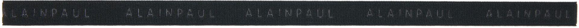 ALAINPAUL - Black Elasticated Belt