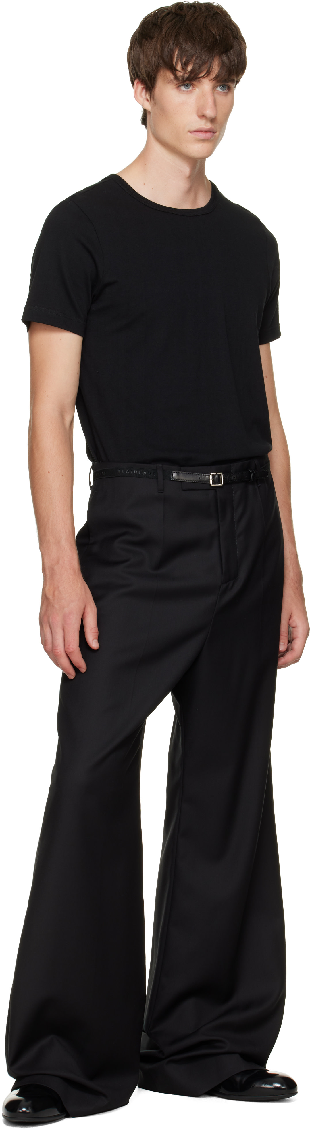 ALAINPAUL - Black Elasticated Belt