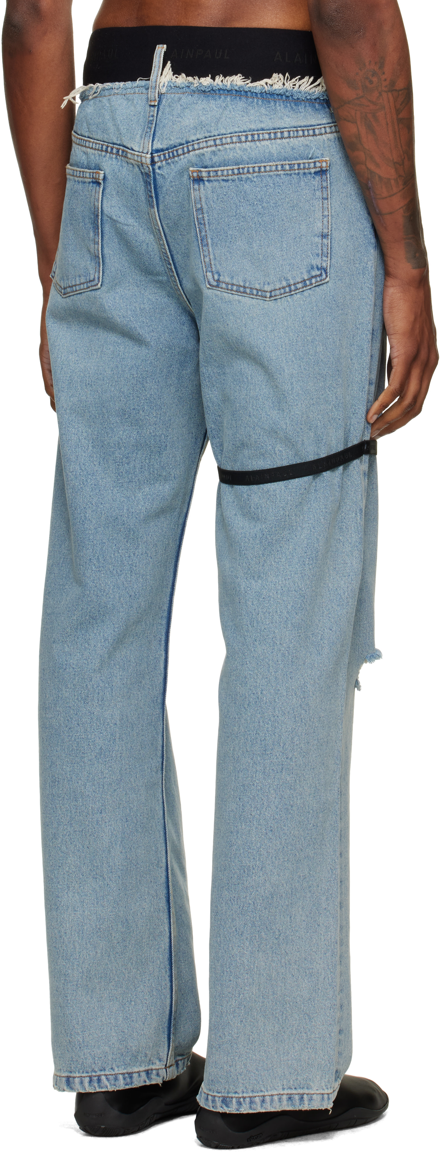 ALAINPAUL - Blue Regular Fit Jeans
