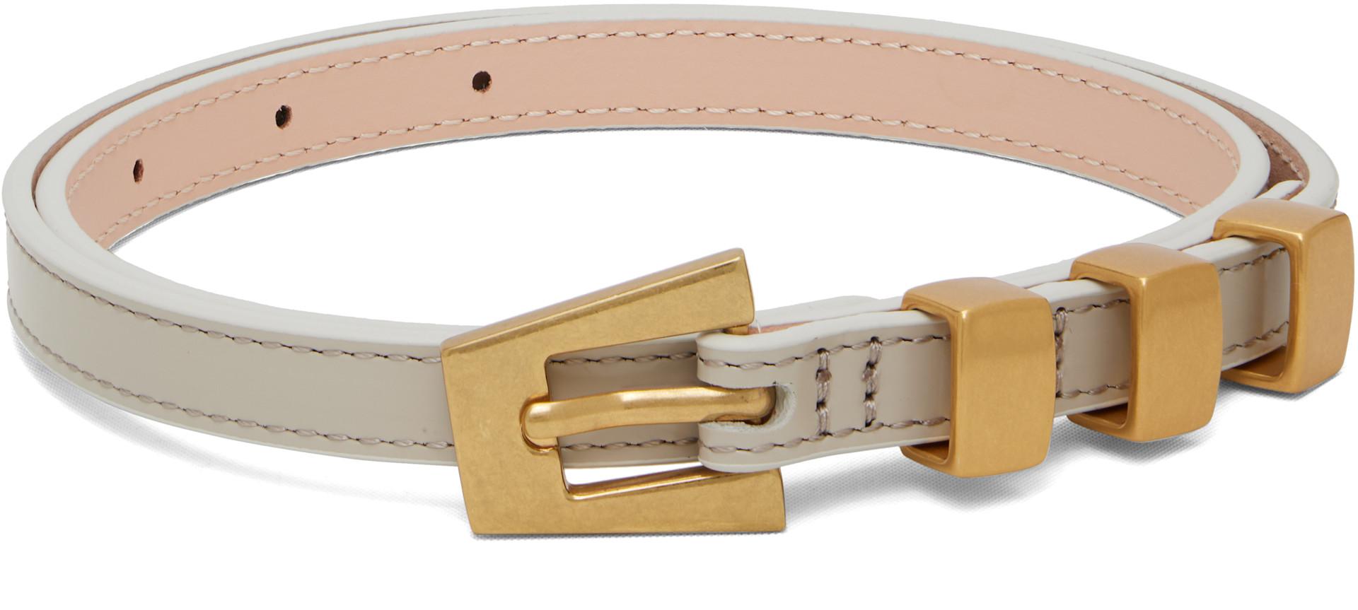 BY FAR - Ceinture Vic gris