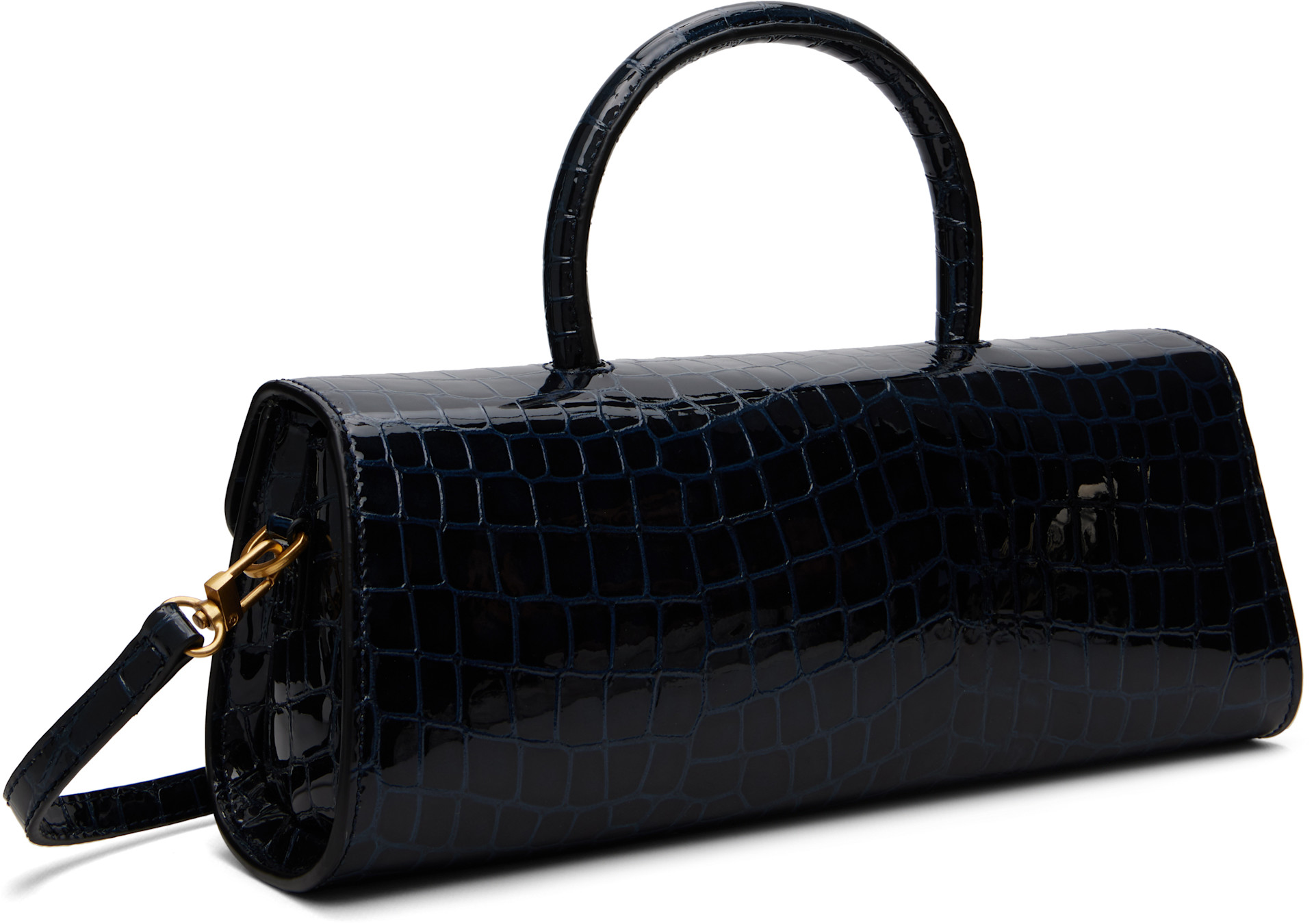 BY FAR - Mini sac Longa bleu marine