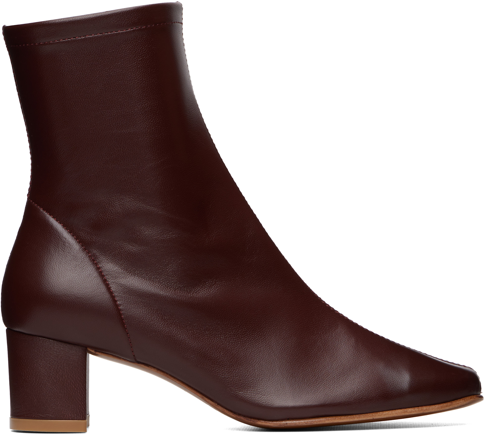 BY FAR - Burgundy Sofia Boots