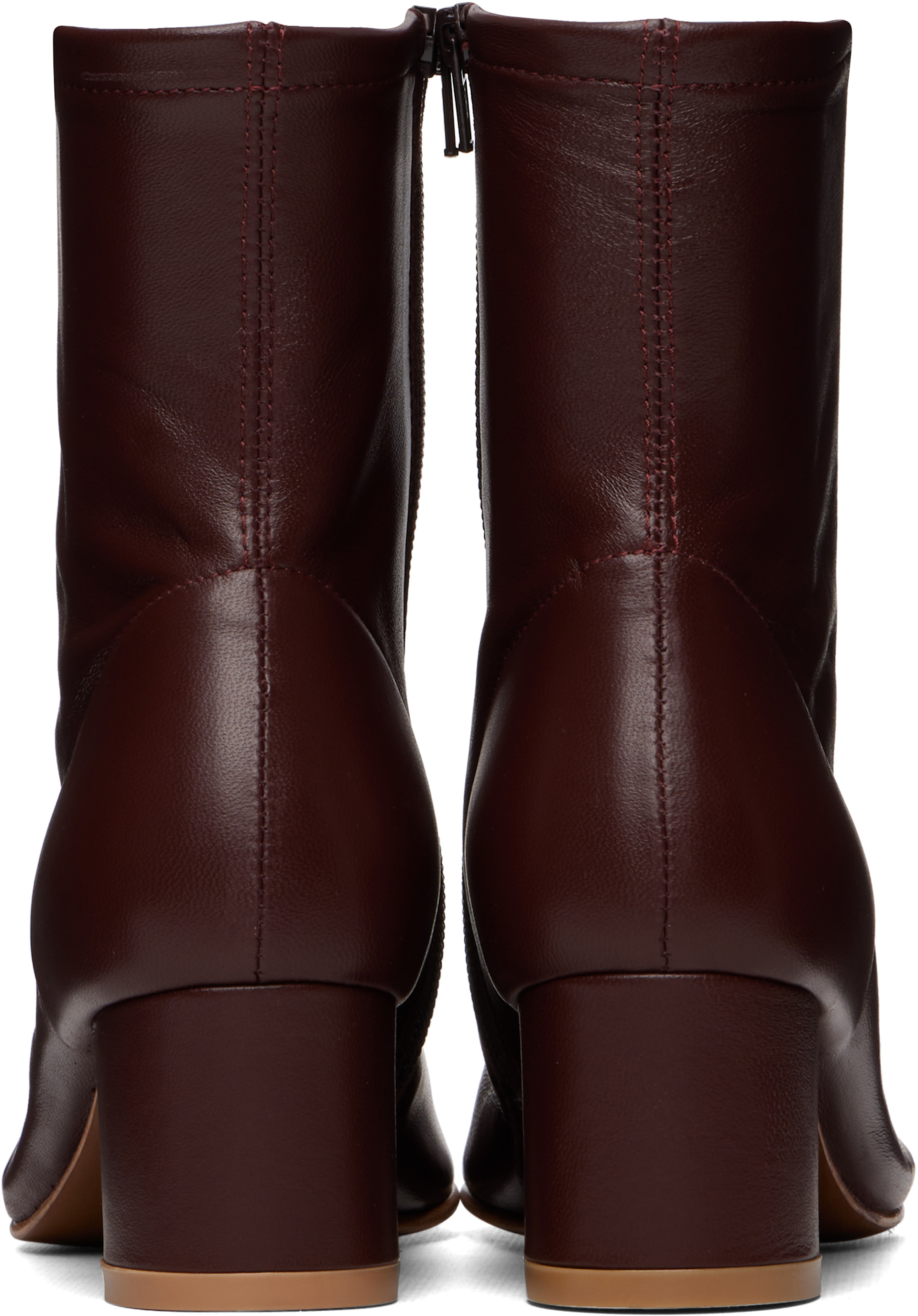 BY FAR - Burgundy Sofia Boots