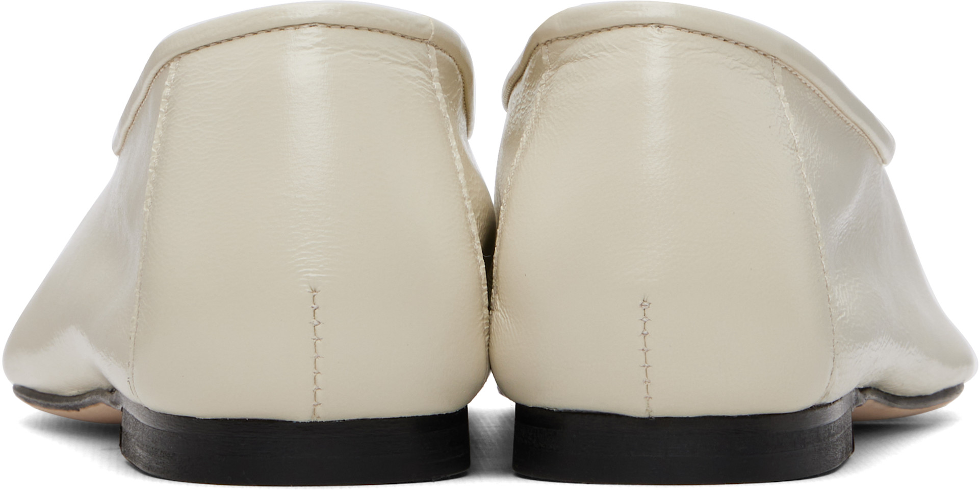 BY FAR - Off-White Prudence Flats