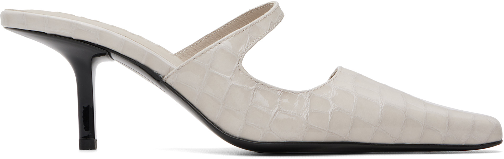 BY FAR - Chaussures à talon Serena blanches