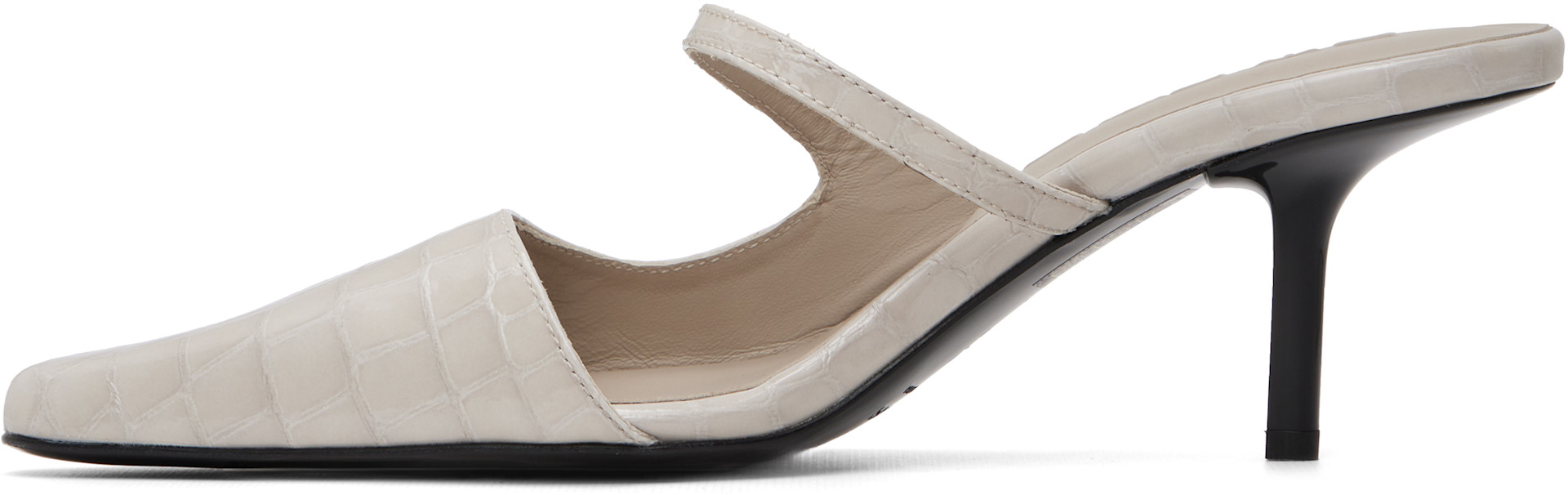 BY FAR - Chaussures à talon Serena blanches