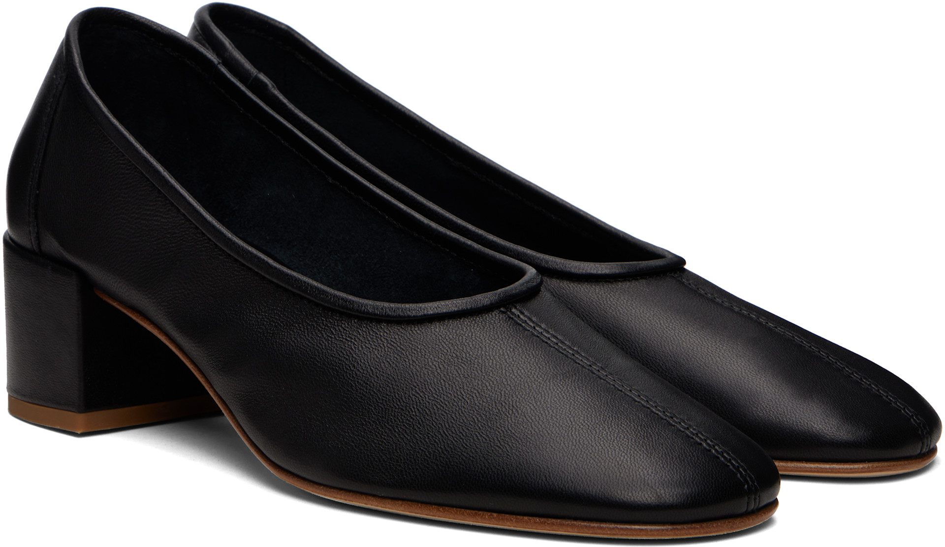 BY FAR - Chaussures à talon Prudence 45 noires