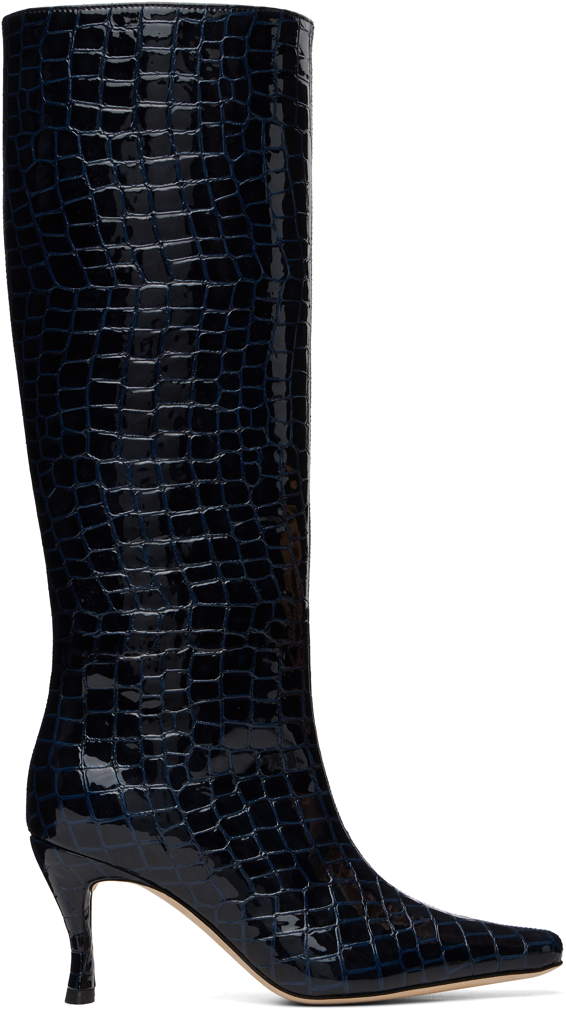 BY FAR - Bottes hautes Stevie 42 bleues