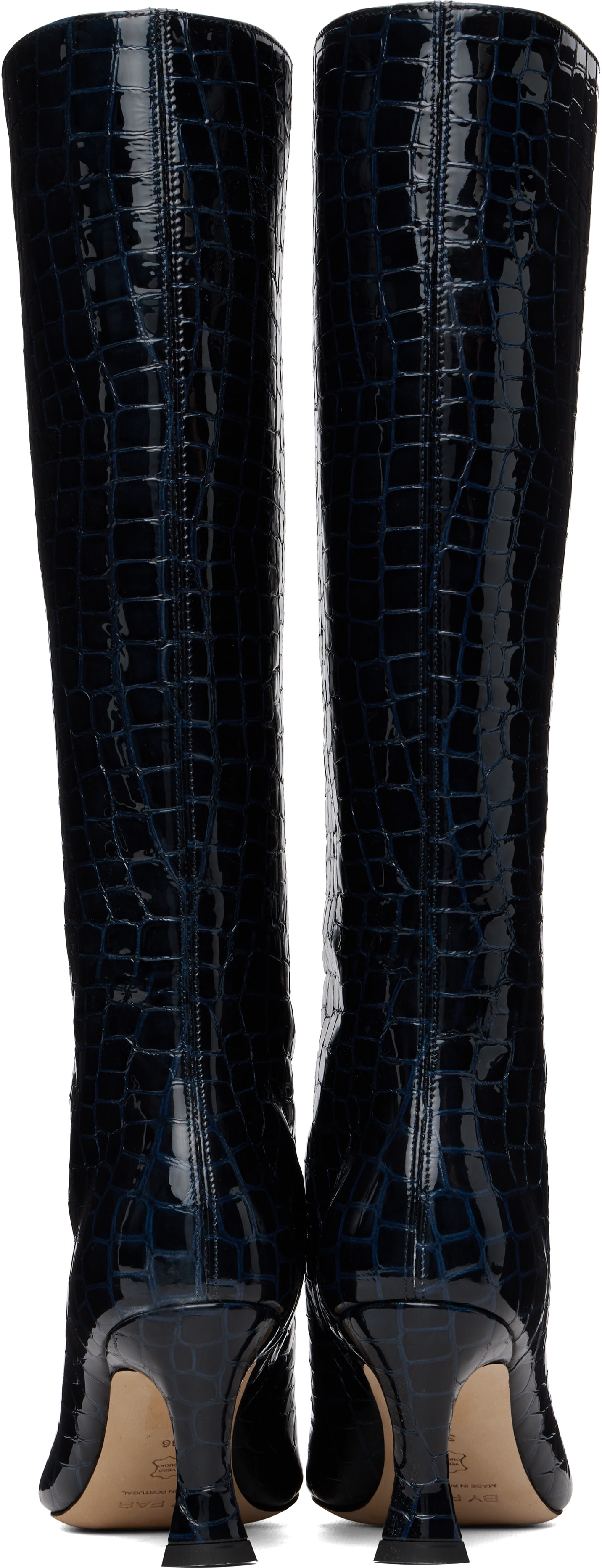 BY FAR - Bottes hautes Stevie 42 bleues