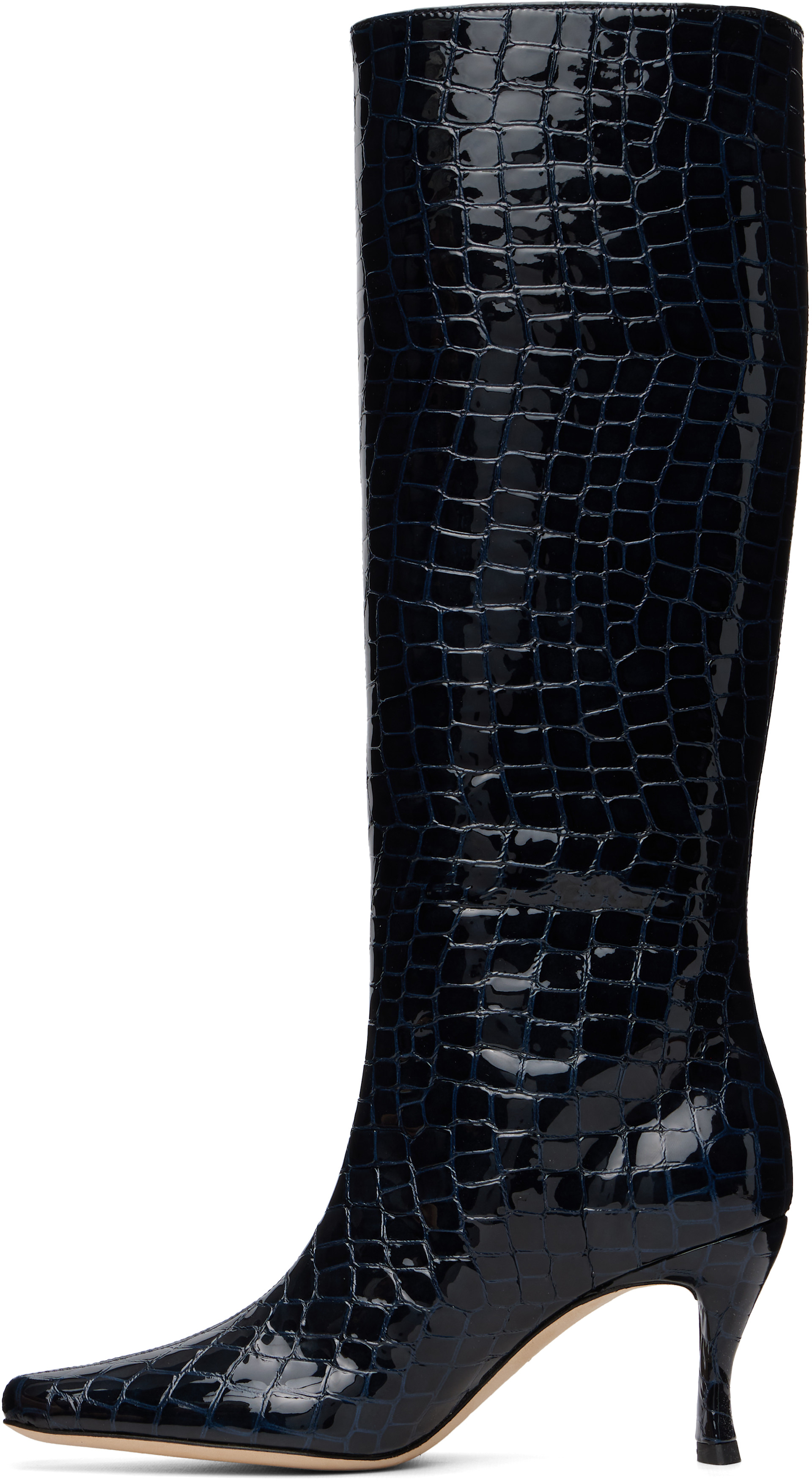 BY FAR - Bottes hautes Stevie 42 bleues