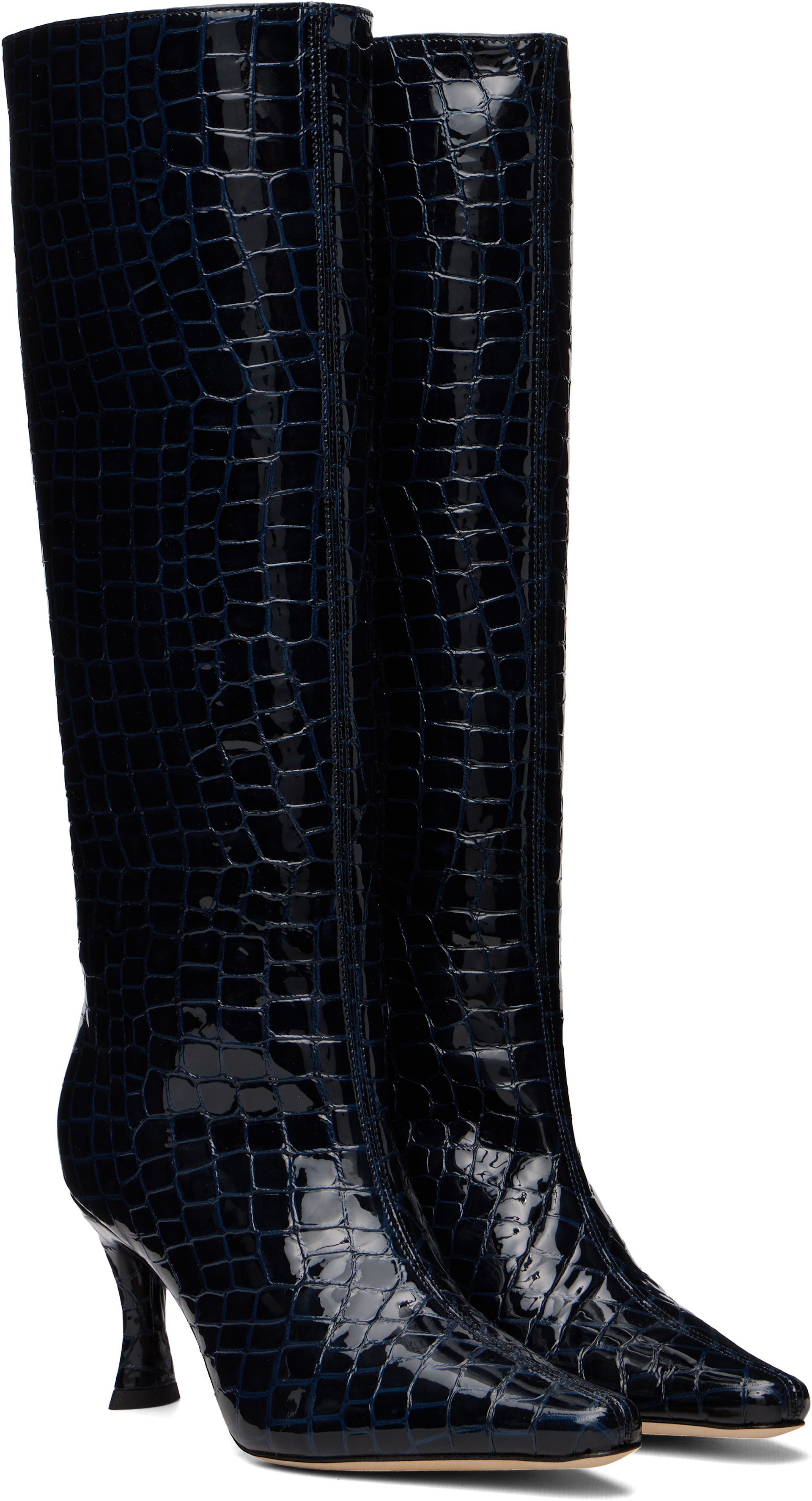 BY FAR - Bottes hautes Stevie 42 bleues