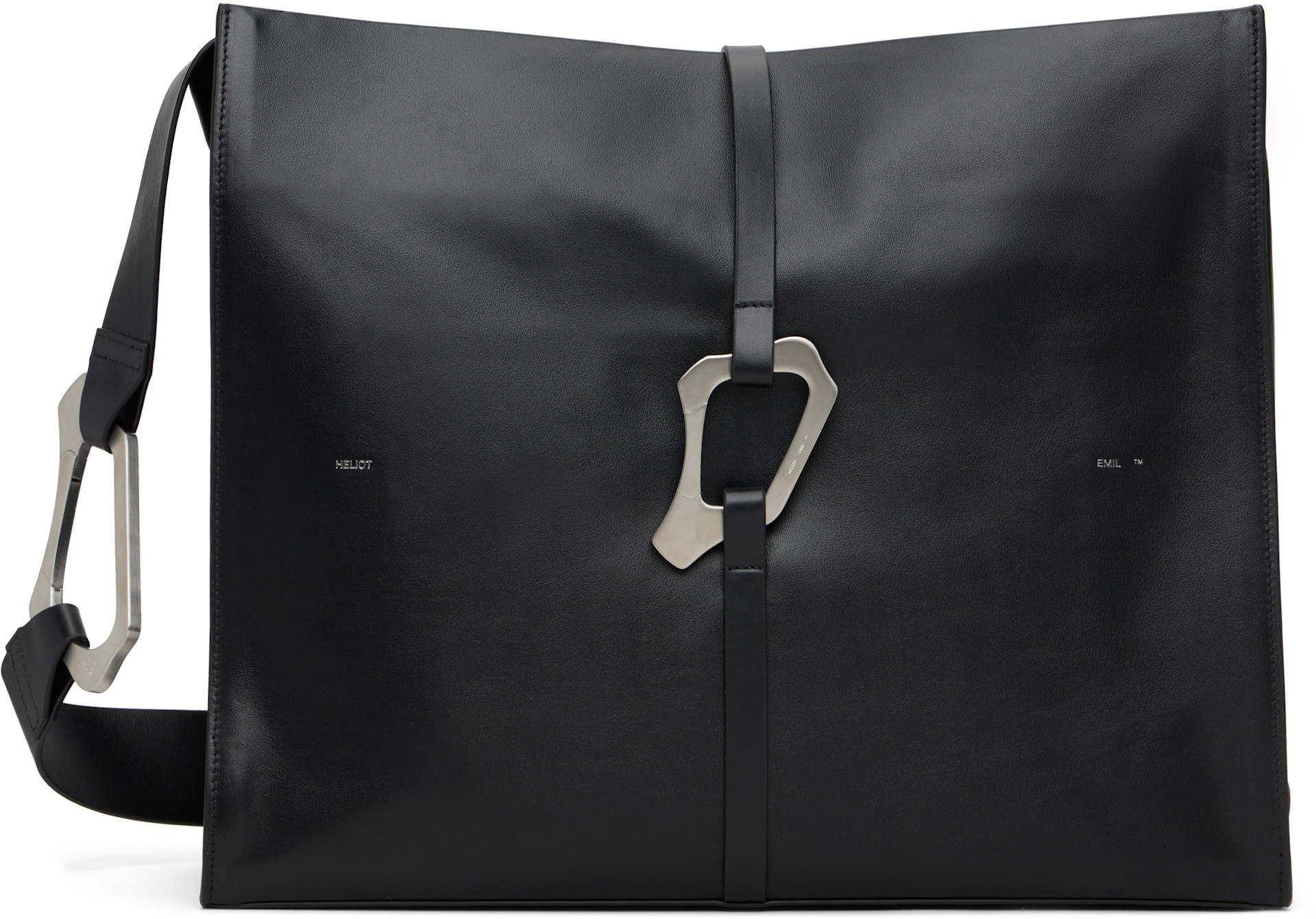 HELIOT EMIL: Black Luculent Tote | SSENSE United Kingdom