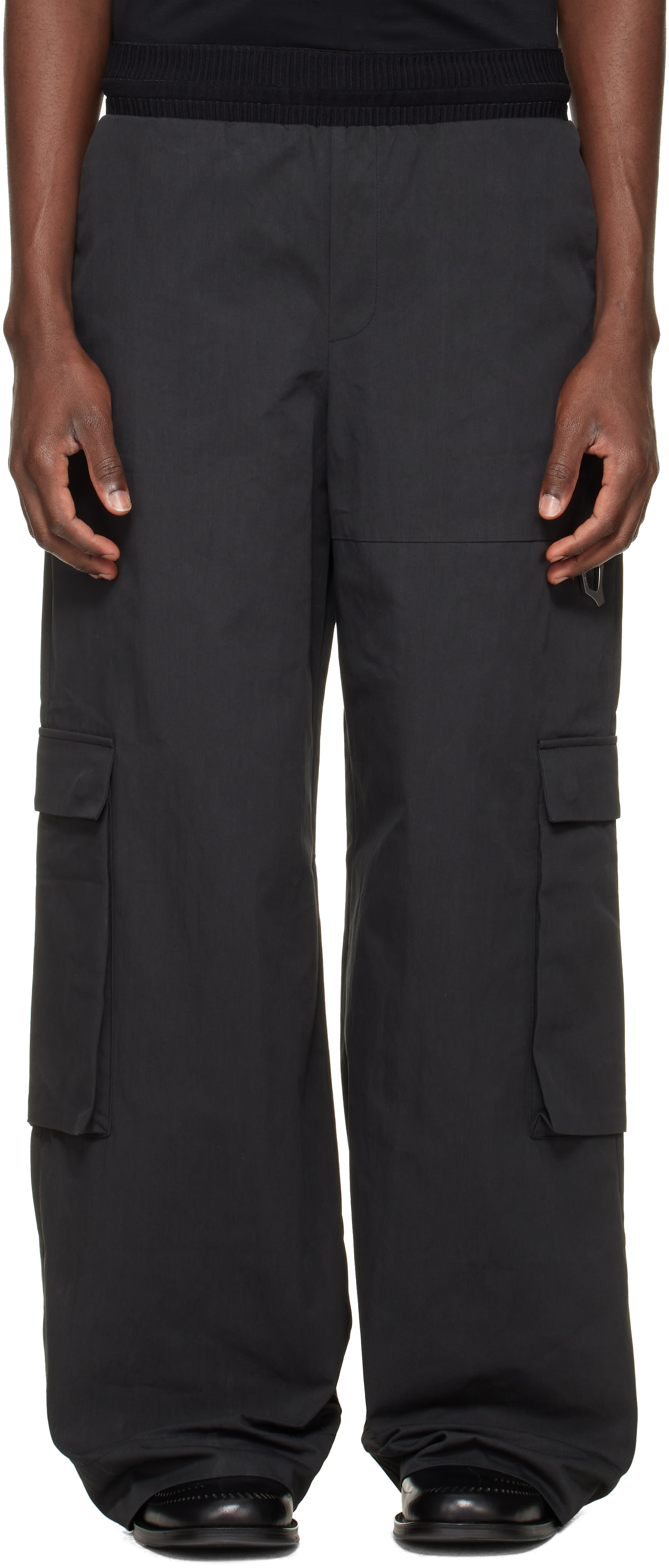 HELIOT EMIL - Black Pulsar Cargo Pants