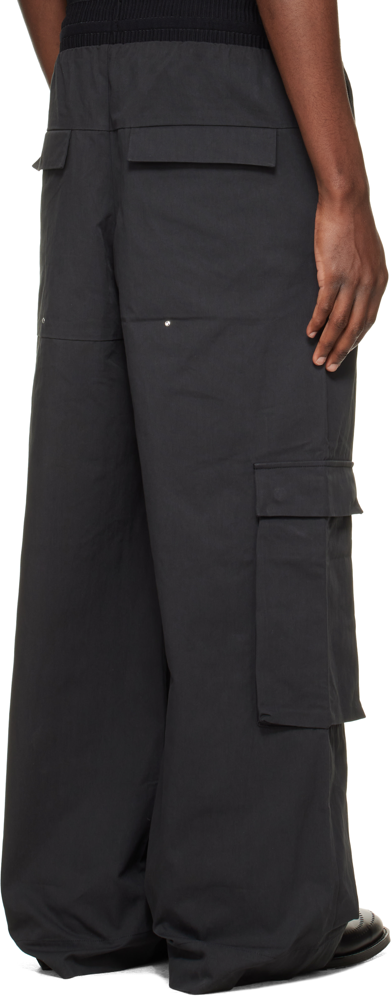 HELIOT EMIL - Black Pulsar Cargo Pants