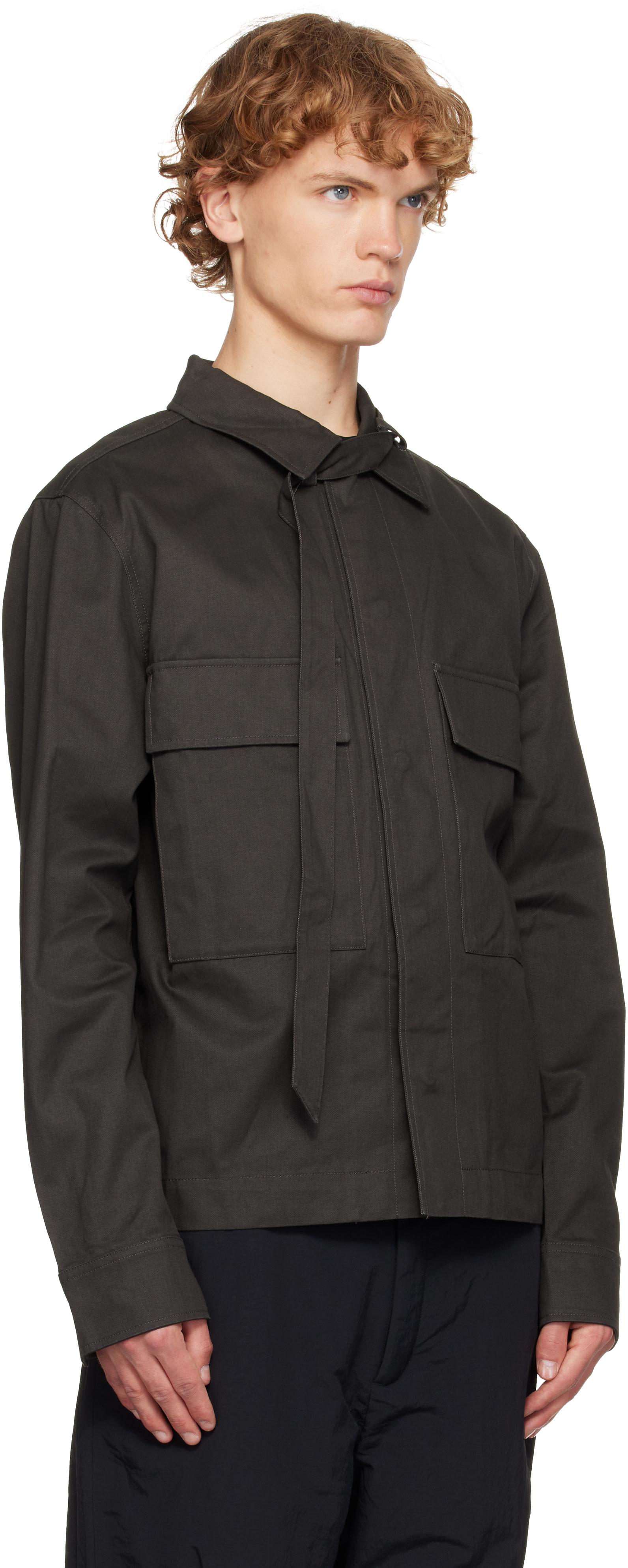 HELIOT EMIL - Chemise Octave brune
