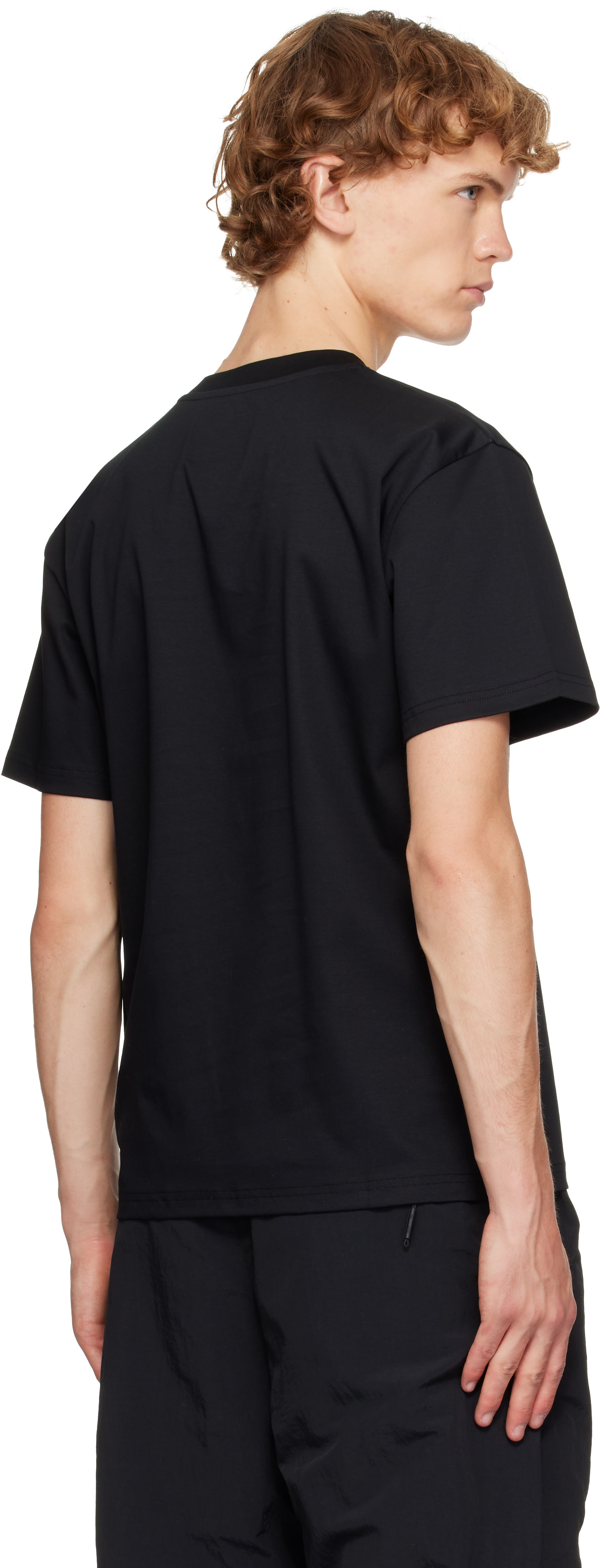 HELIOT EMIL: Black Fulgens T-shirt | SSENSE