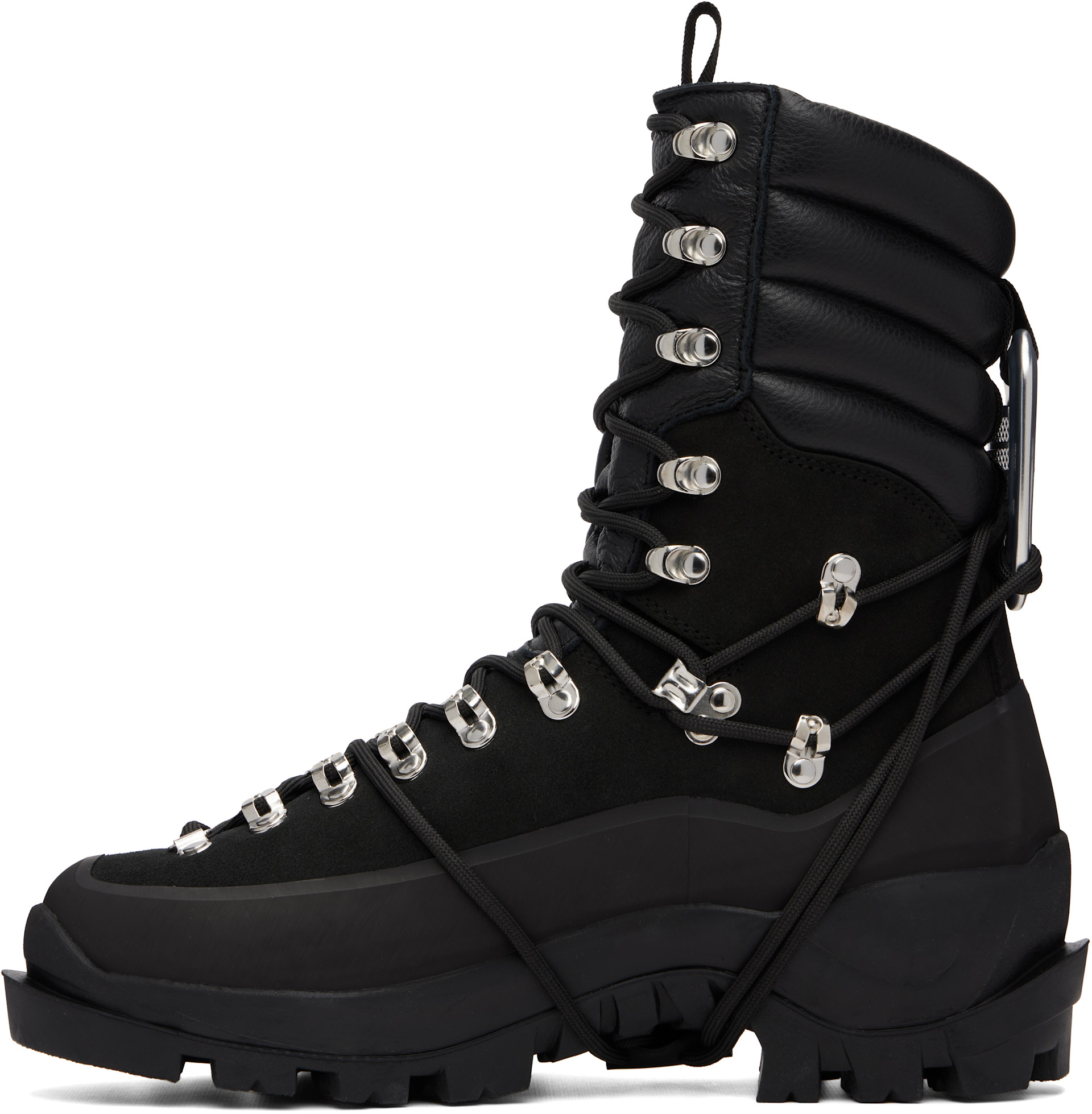 HELIOT EMIL: Black Tall Hiking Boots | SSENSE Denmark