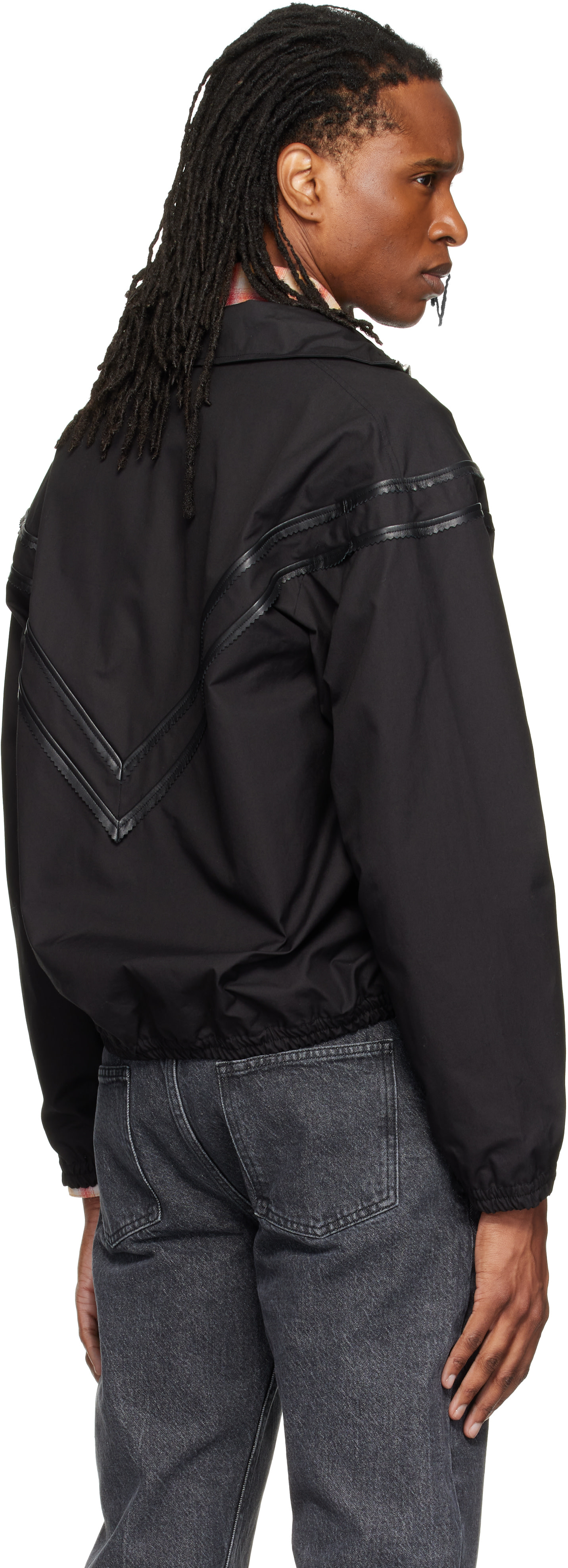 Stefan Cooke - Black Pinking Corded Jacket